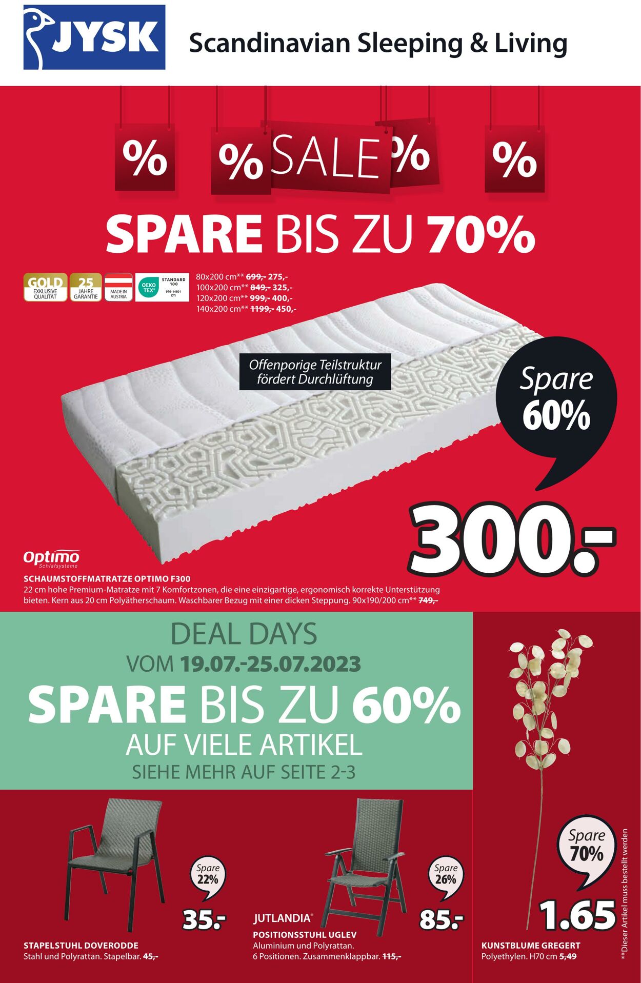 Prospekt Jysk 19.07.2023 - 15.08.2023