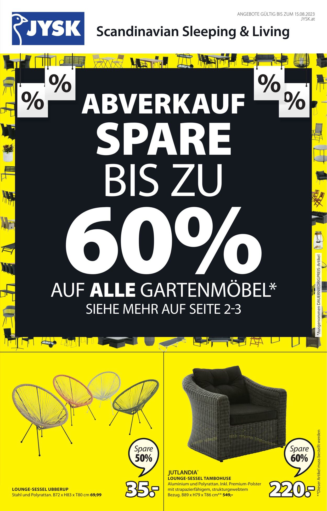 Prospekt Jysk 02.08.2023 - 18.08.2023