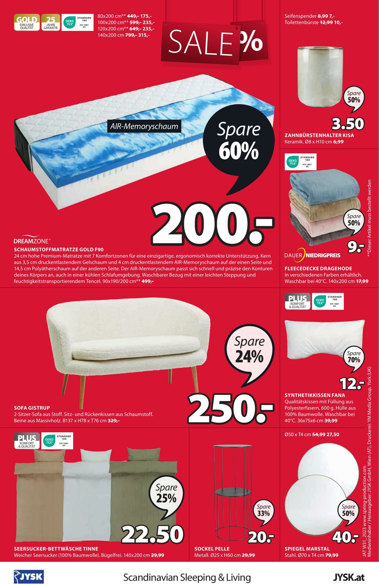 Prospekt Jysk 02.08.2023 - 18.08.2023