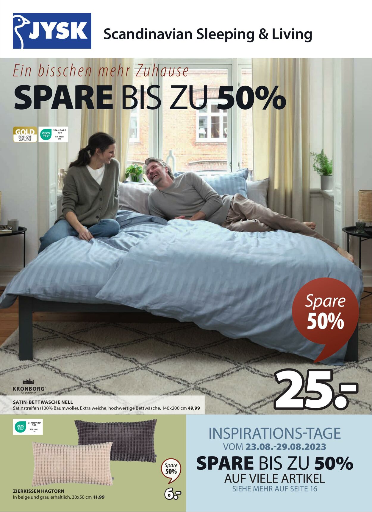 Prospekt Jysk 23.08.2023 - 19.09.2023