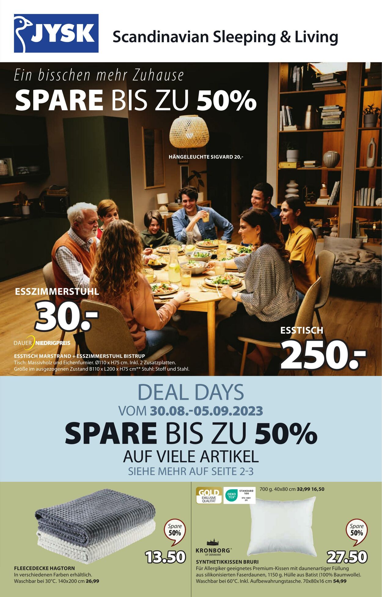 Prospekt Jysk 30.08.2023 - 19.09.2023