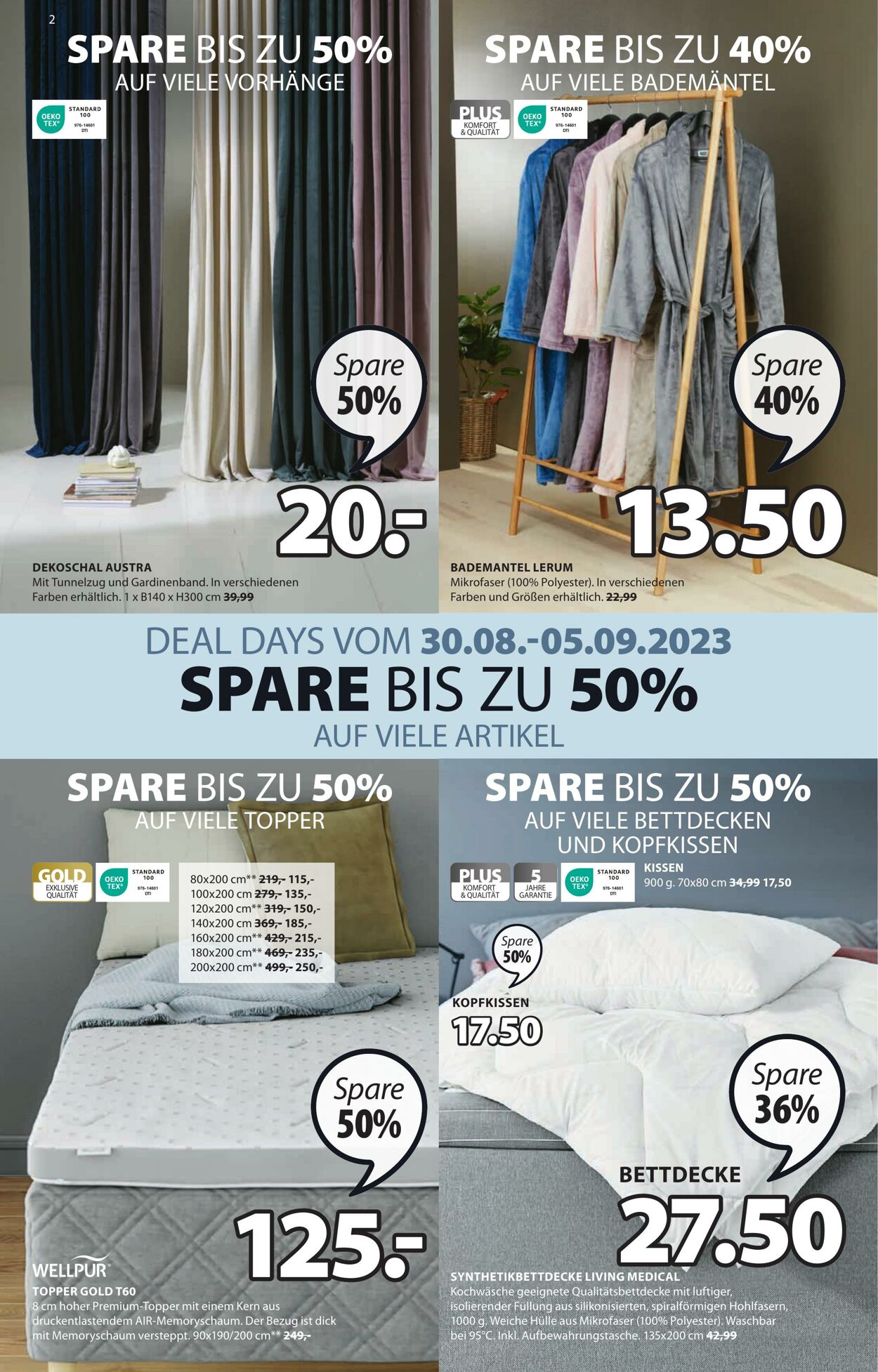 Prospekt Jysk 30.08.2023 - 19.09.2023