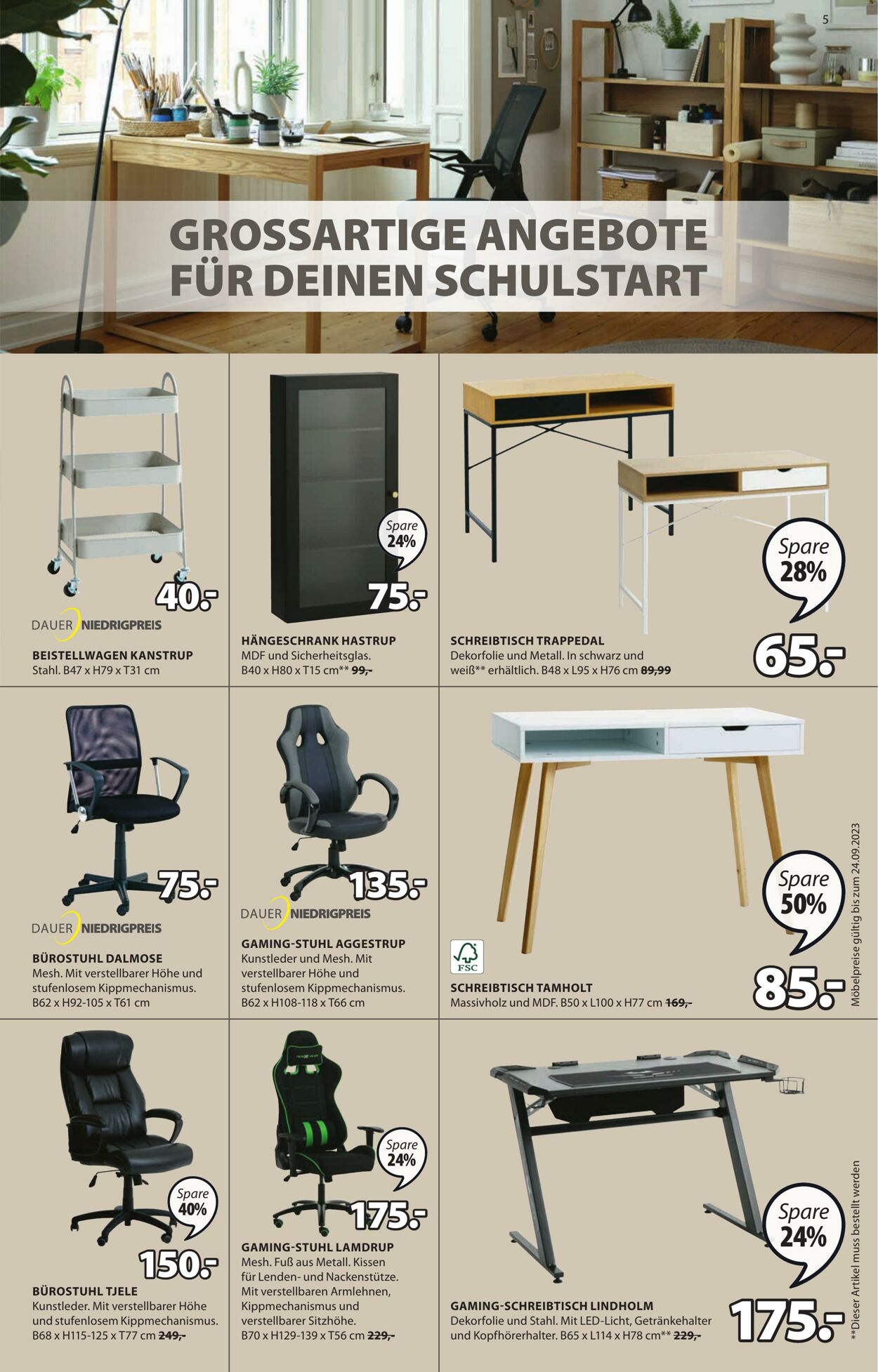 Prospekt Jysk 30.08.2023 - 19.09.2023