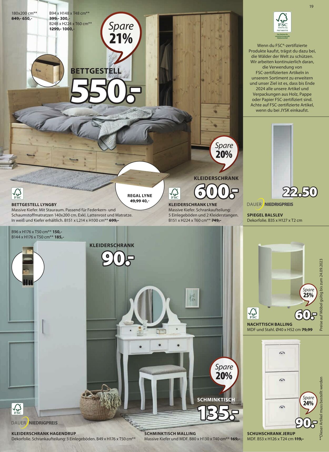 Prospekt Jysk 06.09.2023 - 19.09.2023