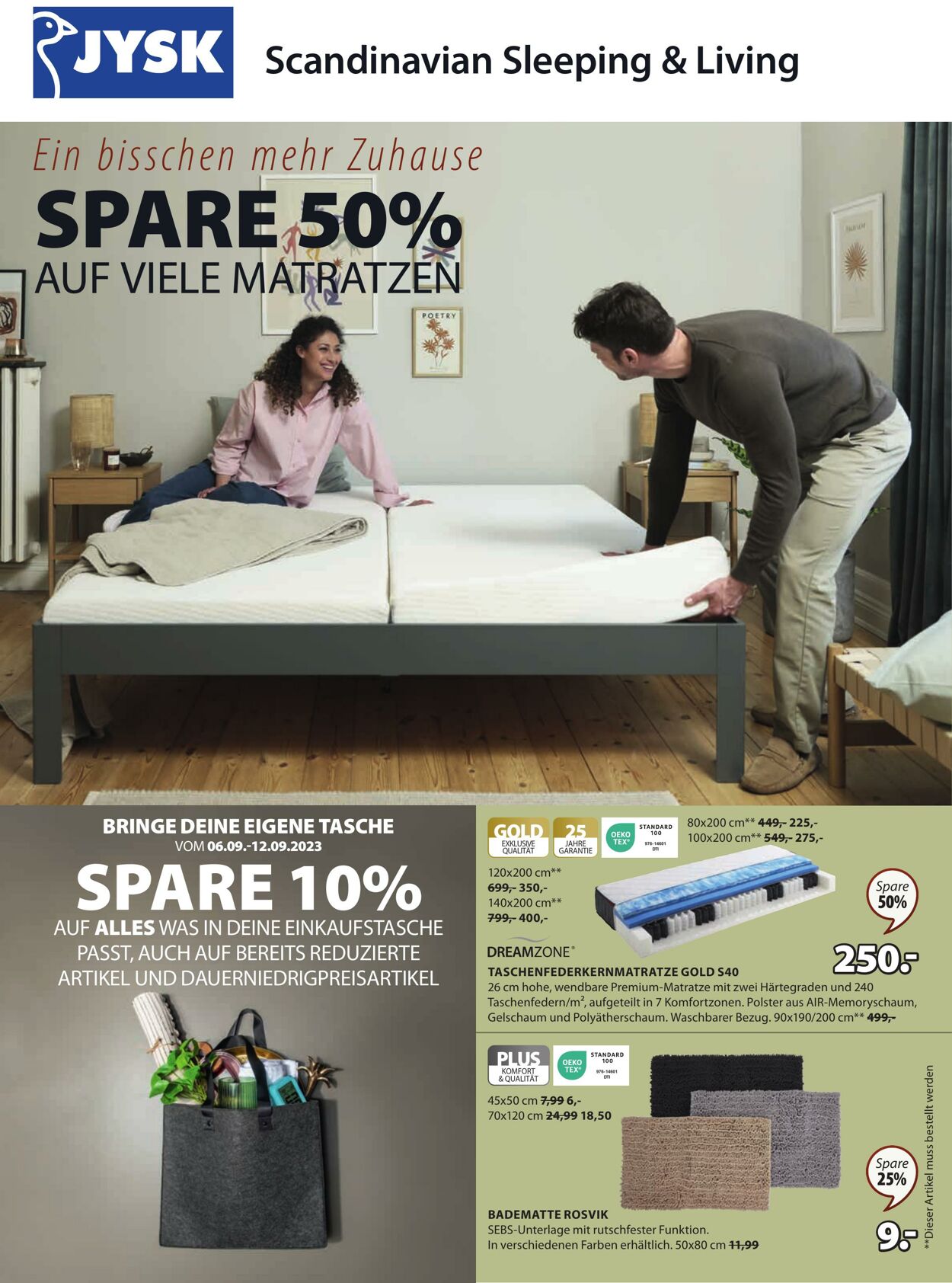 Prospekt Jysk 06.09.2023 - 19.09.2023