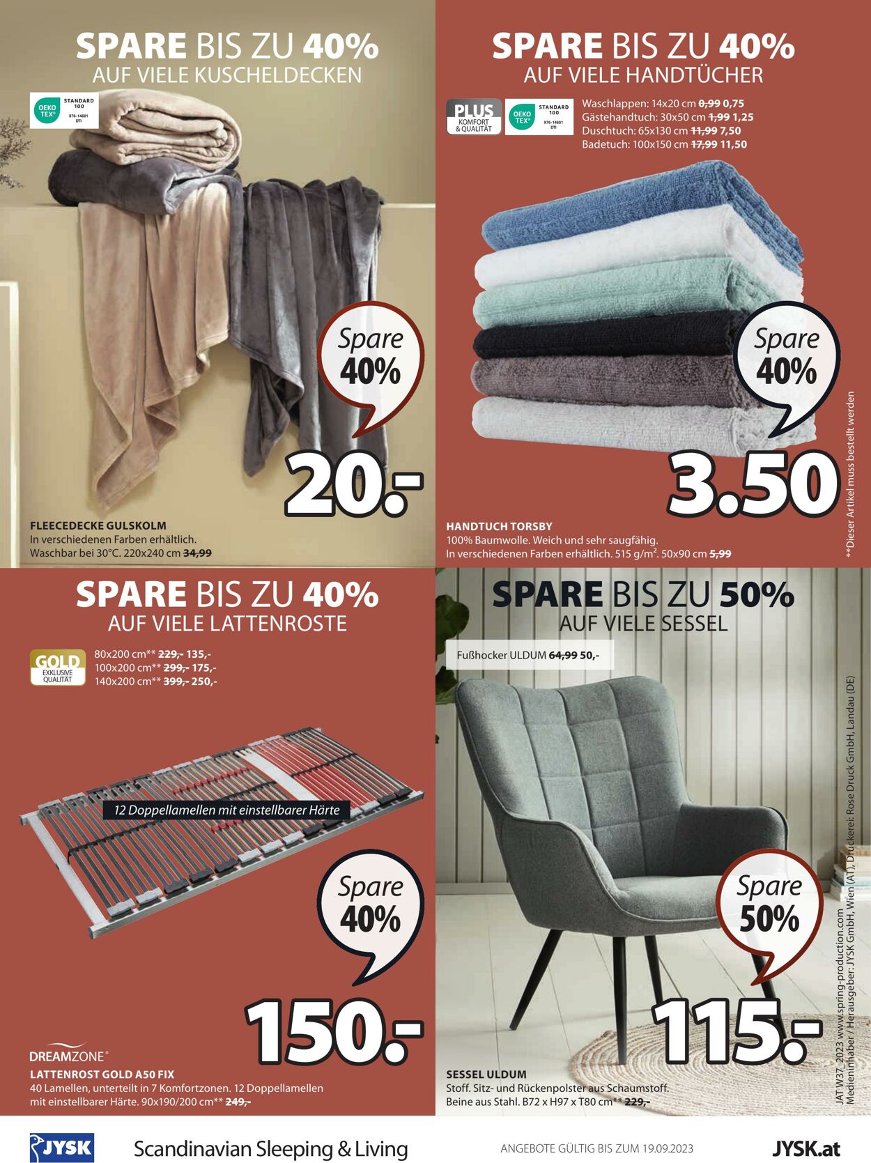 Prospekt Jysk 14.09.2023 - 30.09.2023