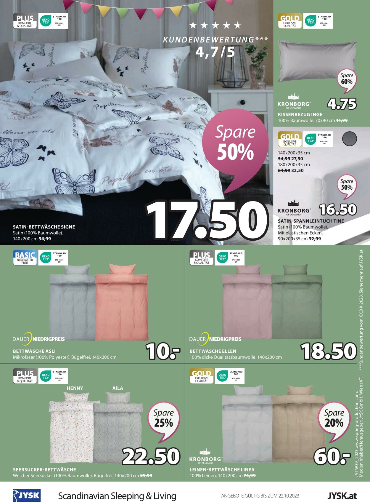 Prospekt Jysk 27.09.2023 - 22.10.2023