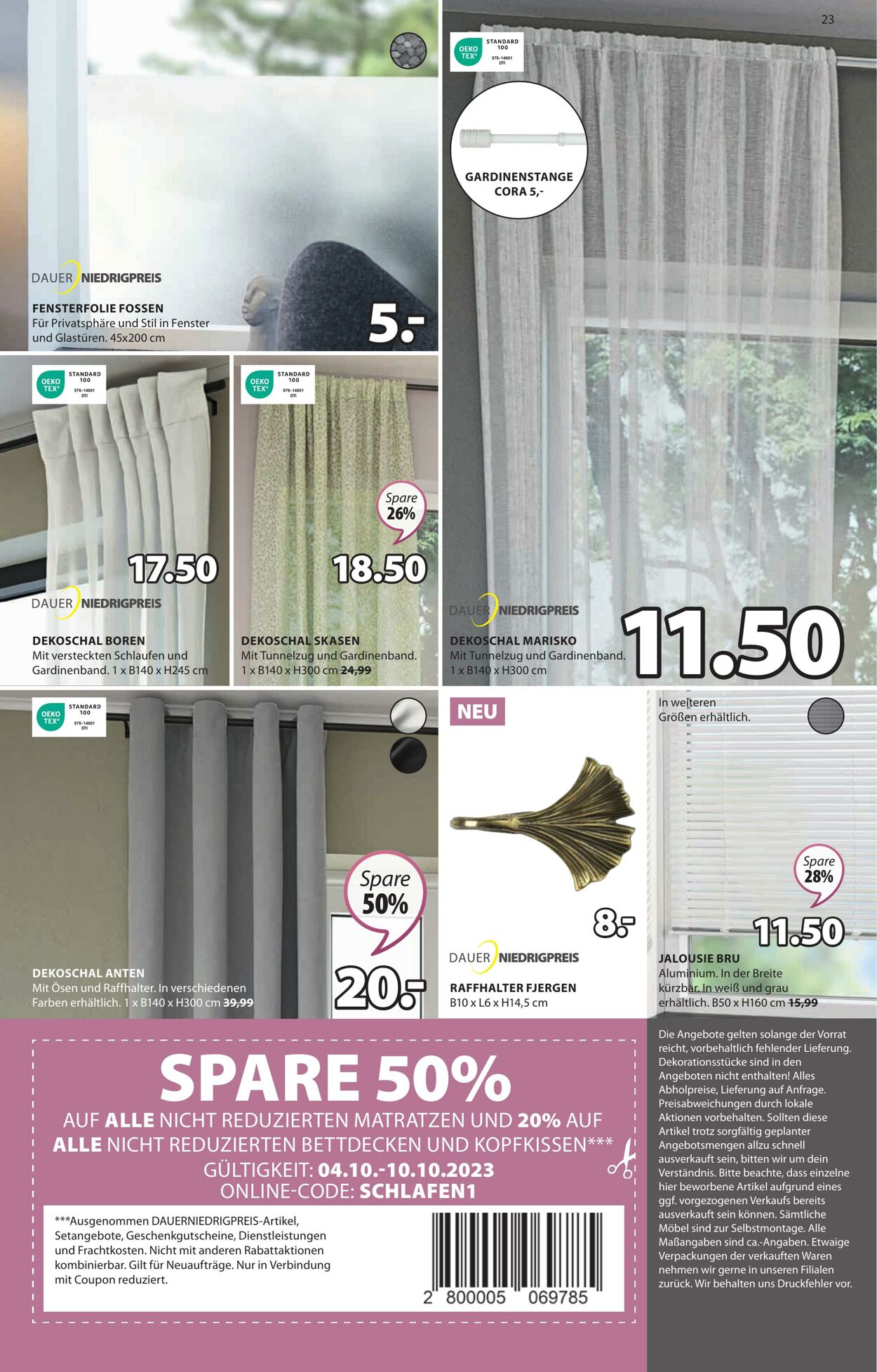 Prospekt Jysk 04.10.2023 - 22.10.2023