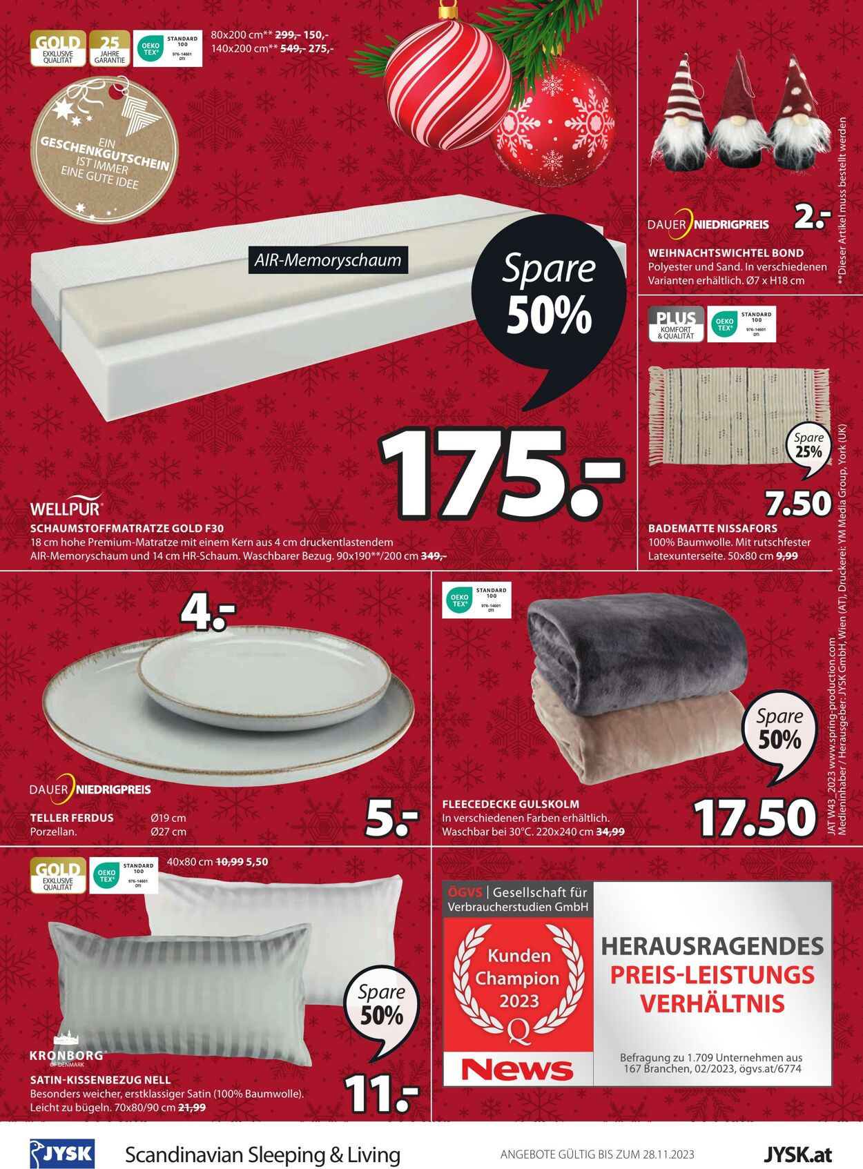 Prospekt Jysk 23.10.2023 - 28.10.2023