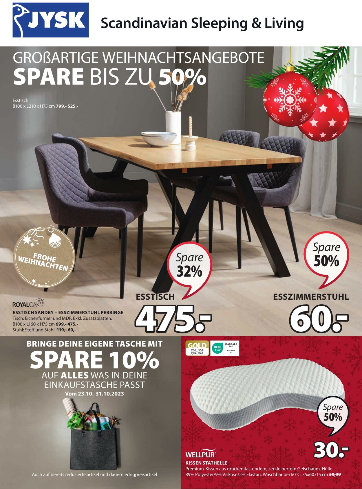 Prospekt Jysk 23.10.2023 - 28.10.2023