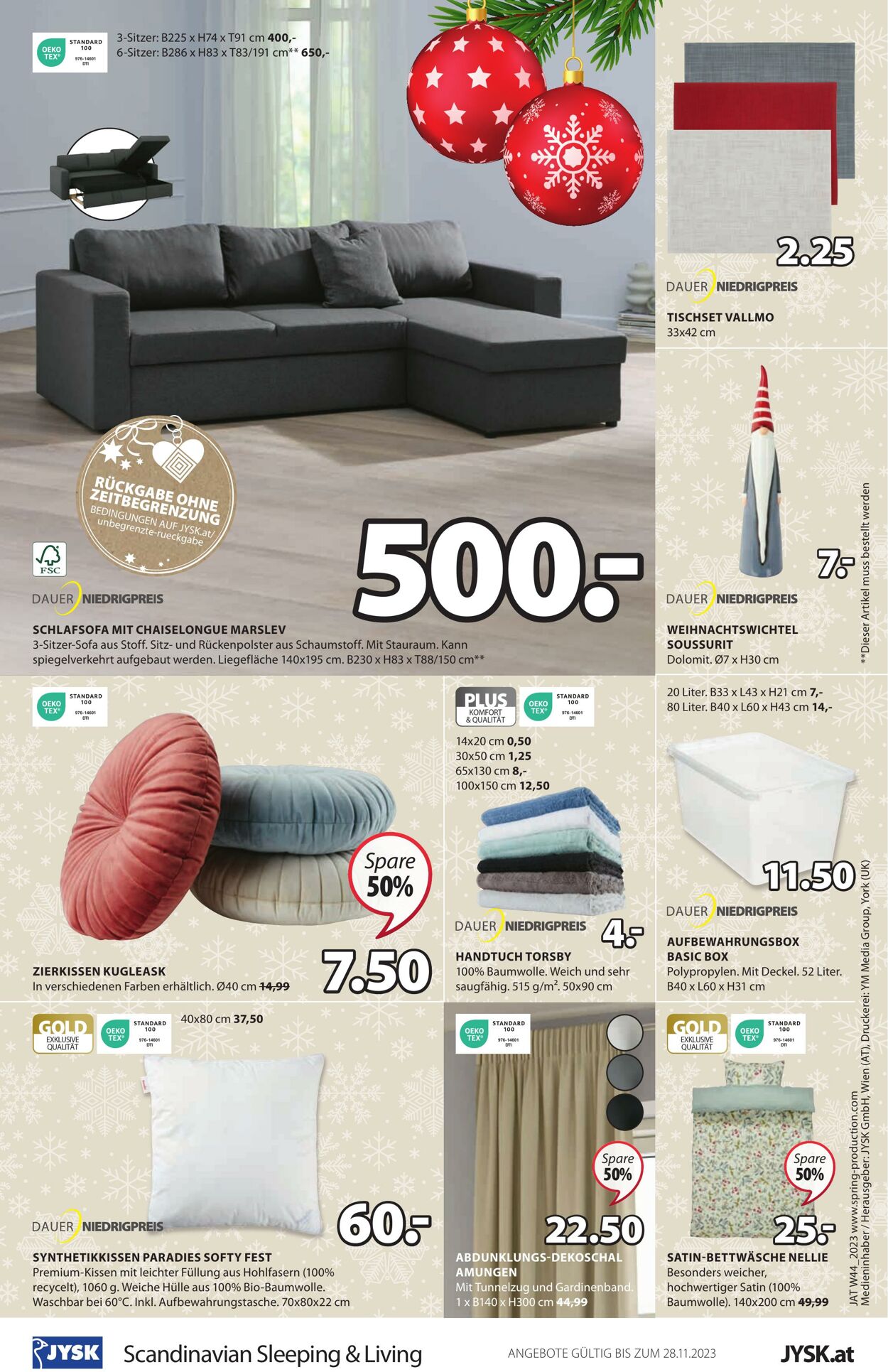 Prospekt Jysk 02.11.2023 - 28.11.2023