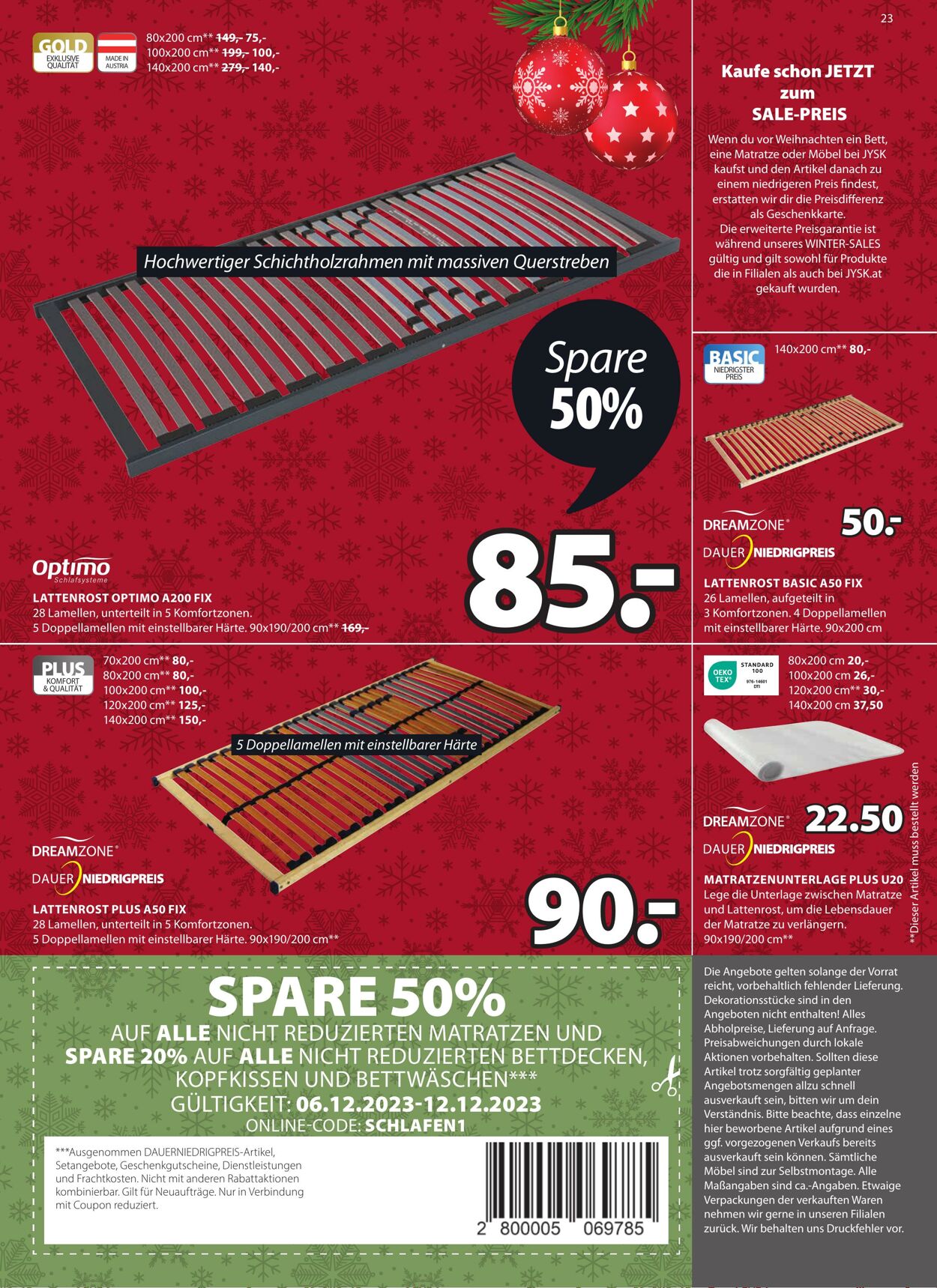 Prospekt Jysk 01.12.2023 - 02.01.2024