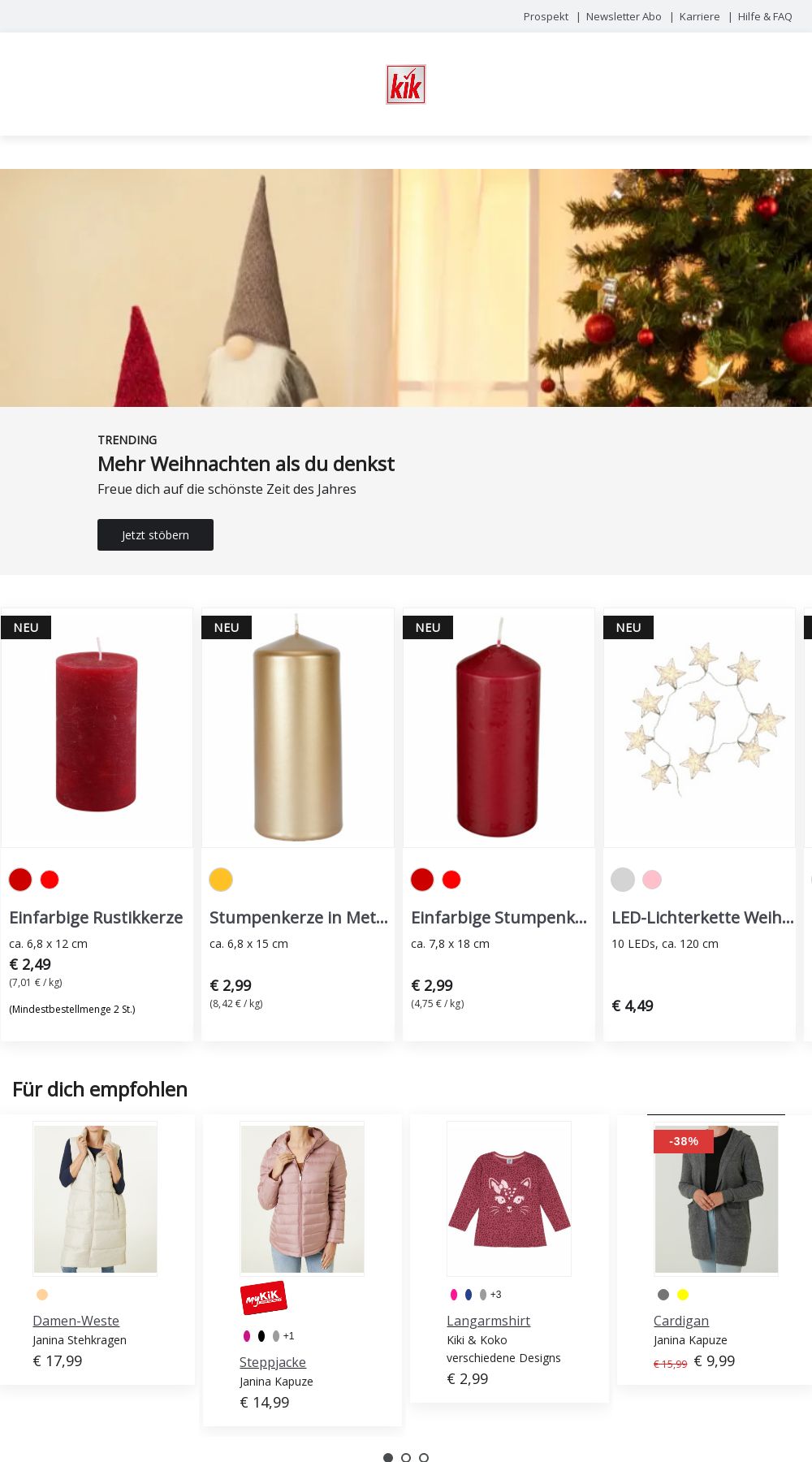 Prospekt KIK 06.11.2023 - 12.11.2023