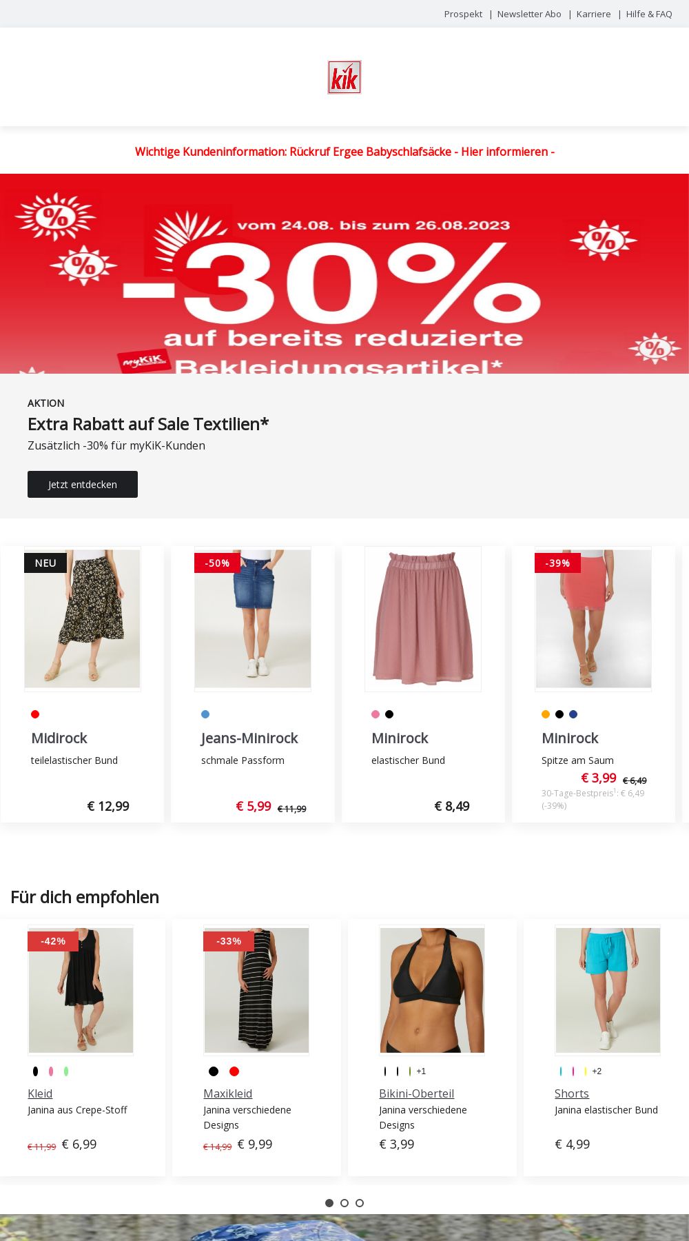 Prospekt KIK 28.08.2023 - 03.09.2023