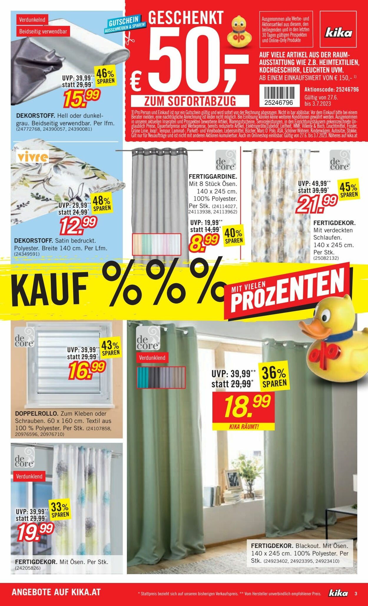Prospekt Kika 27.06.2023 - 03.07.2023