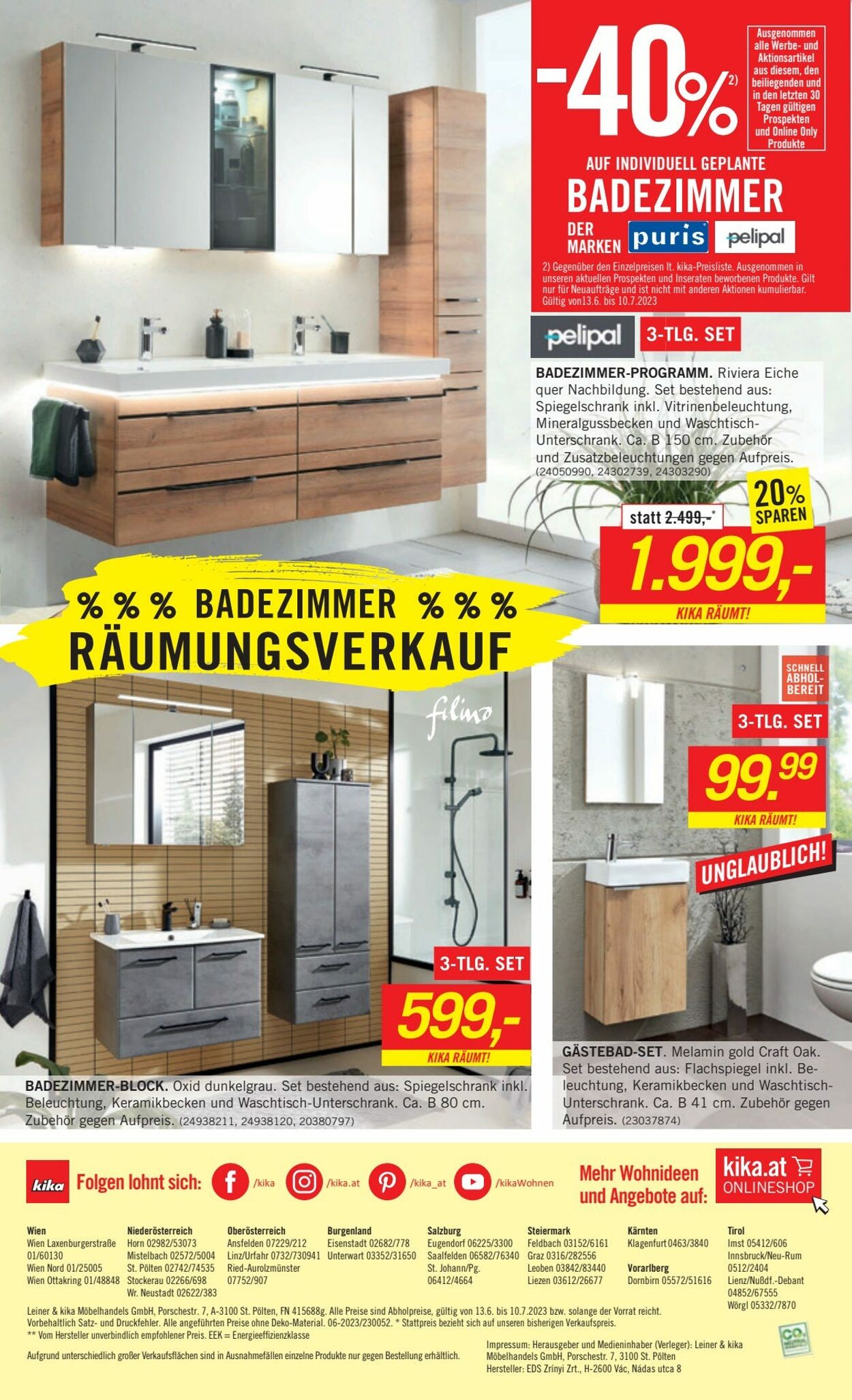 Prospekt Kika 13.06.2023 - 10.07.2023