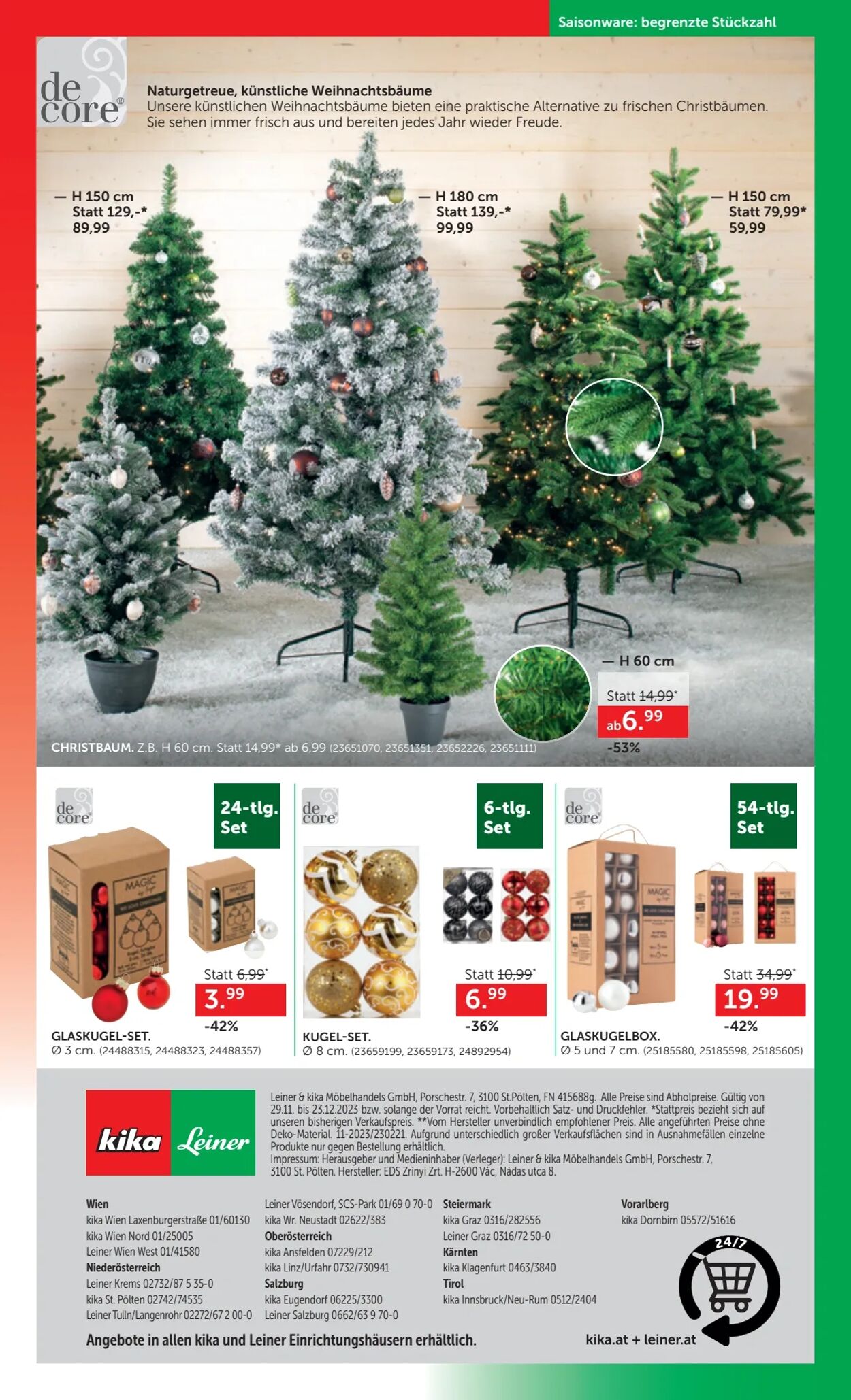 Prospekt Kika 29.11.2023 - 23.12.2023