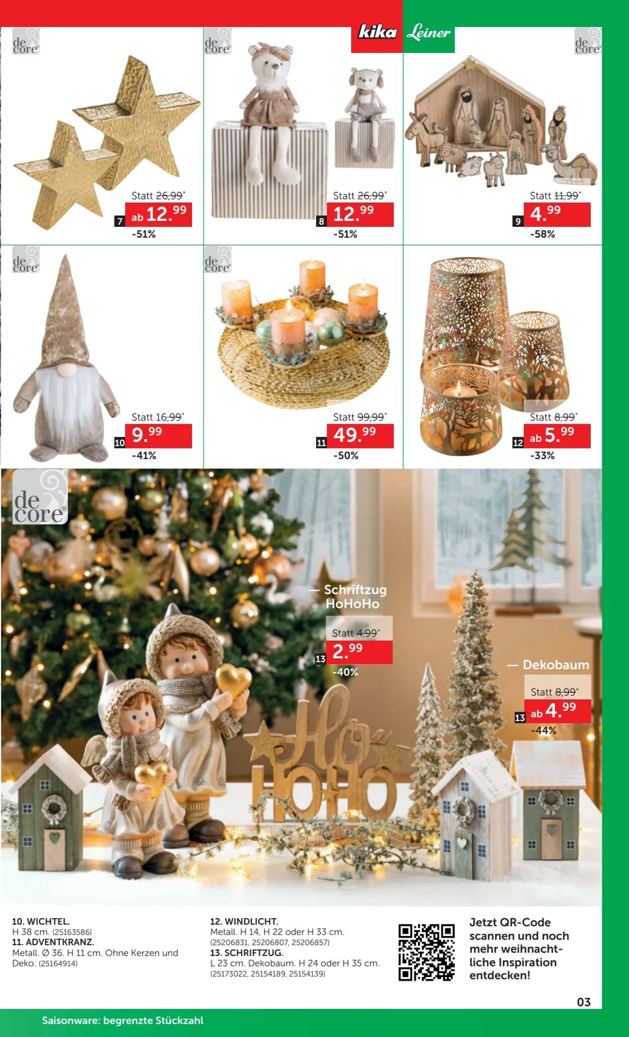 Prospekt Kika 29.11.2023 - 23.12.2023