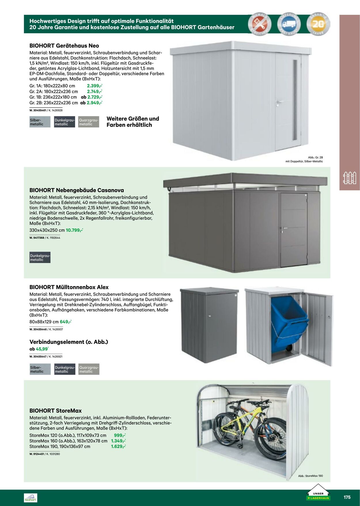 Prospekt Lagerhaus 01.03.2023 - 30.04.2023