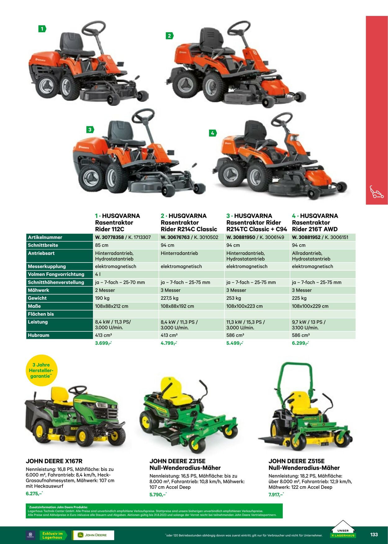 Prospekt Lagerhaus 01.03.2023 - 30.04.2023