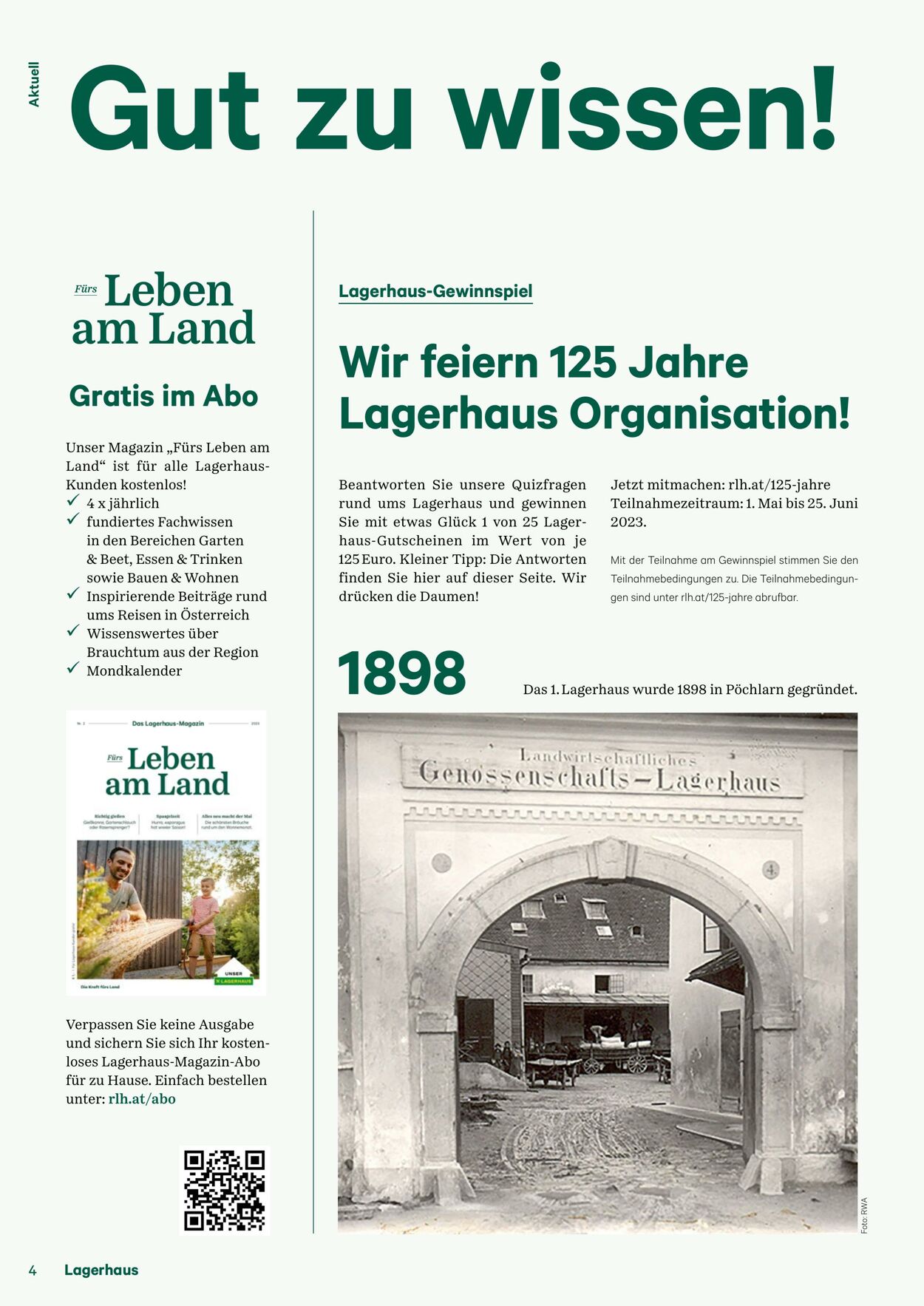 Prospekt Lagerhaus 08.05.2023 - 21.07.2023