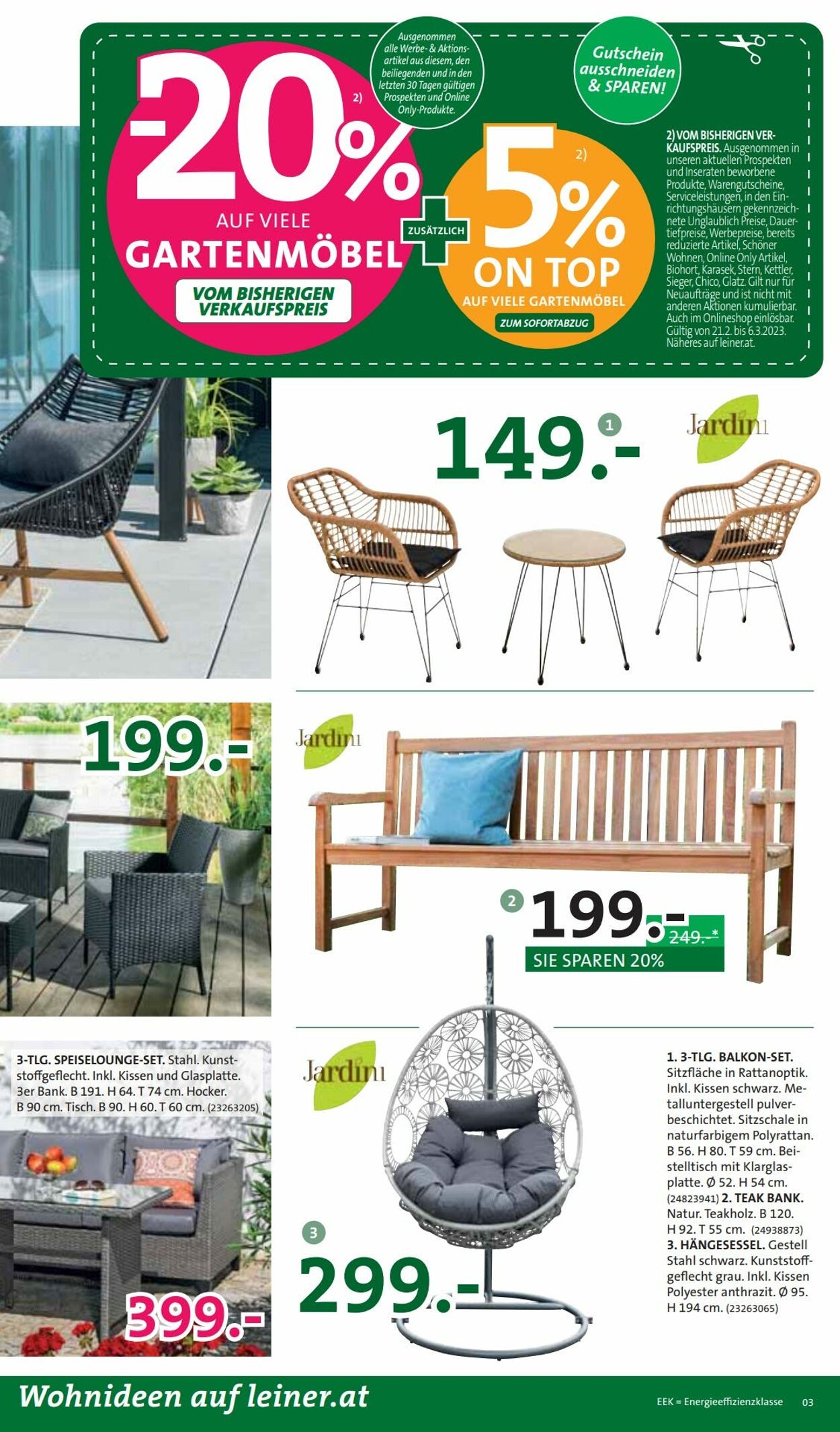 Prospekt Leiner 21.02.2023 - 06.03.2023