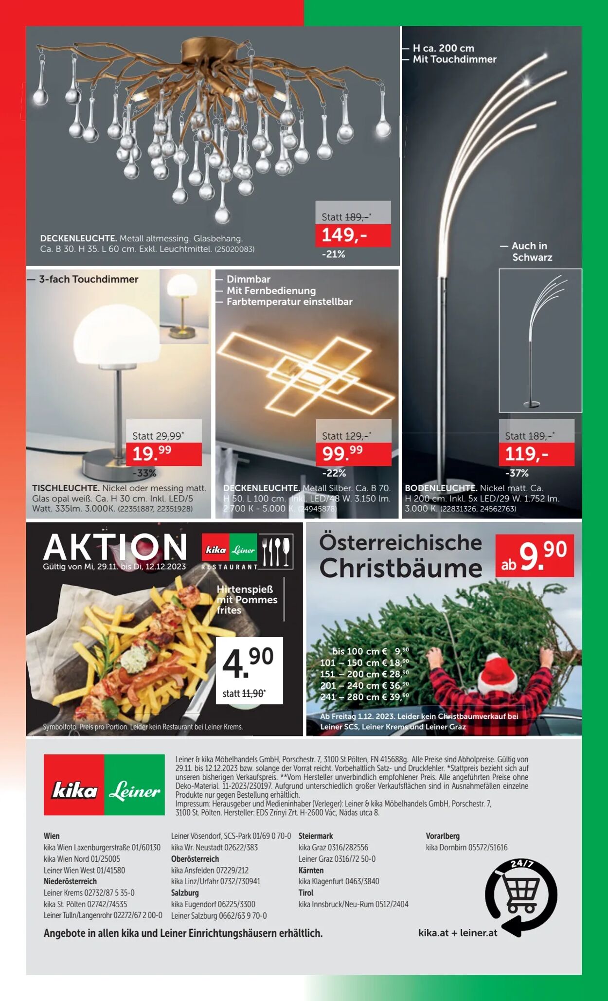 Prospekt Leiner 29.11.2023 - 12.12.2023