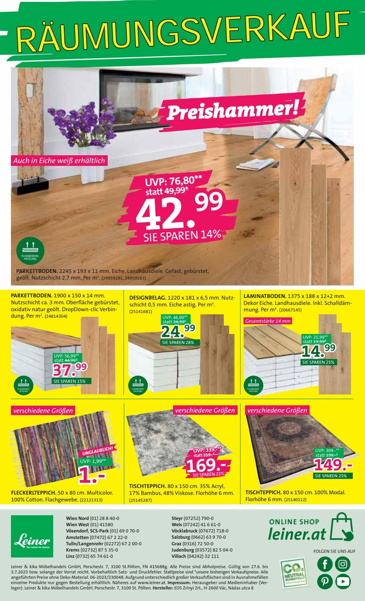 Prospekt Leiner 27.06.2023 - 03.07.2023