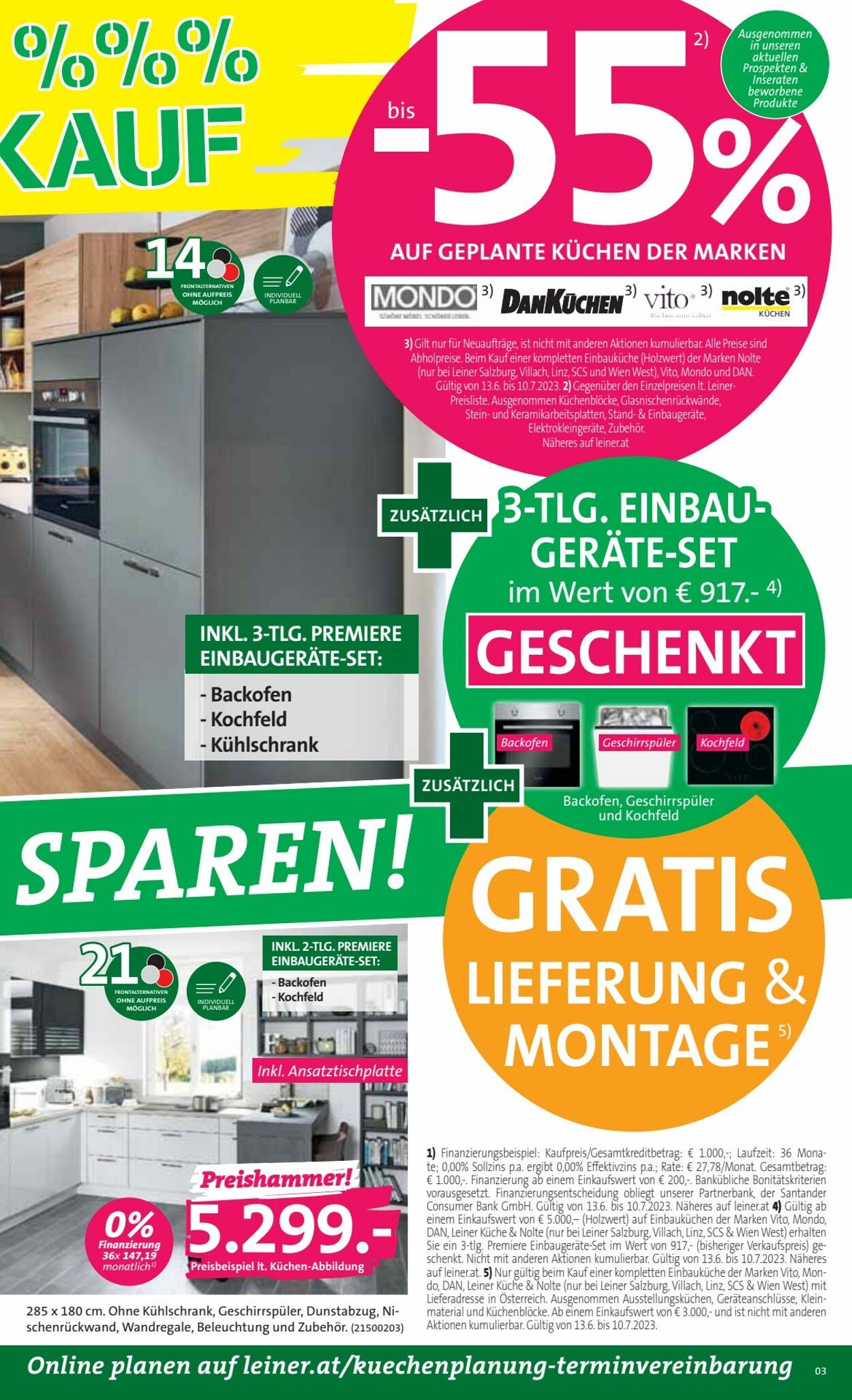Prospekt Leiner 13.06.2023 - 10.07.2023