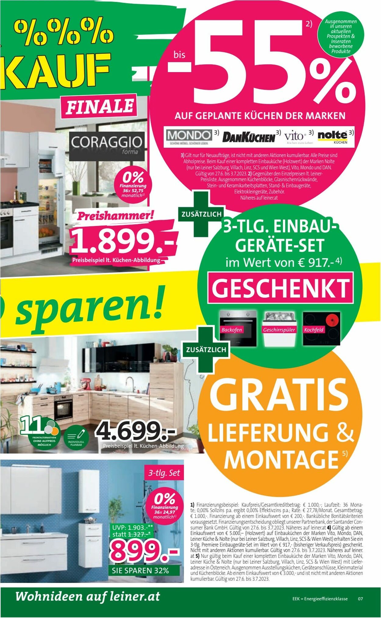 Prospekt Leiner 27.06.2023 - 03.07.2023