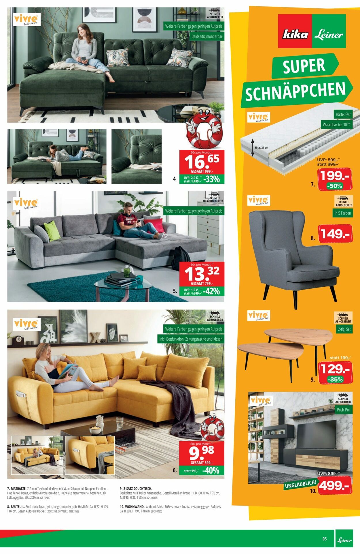 Prospekt Leiner 20.09.2023 - 03.10.2023