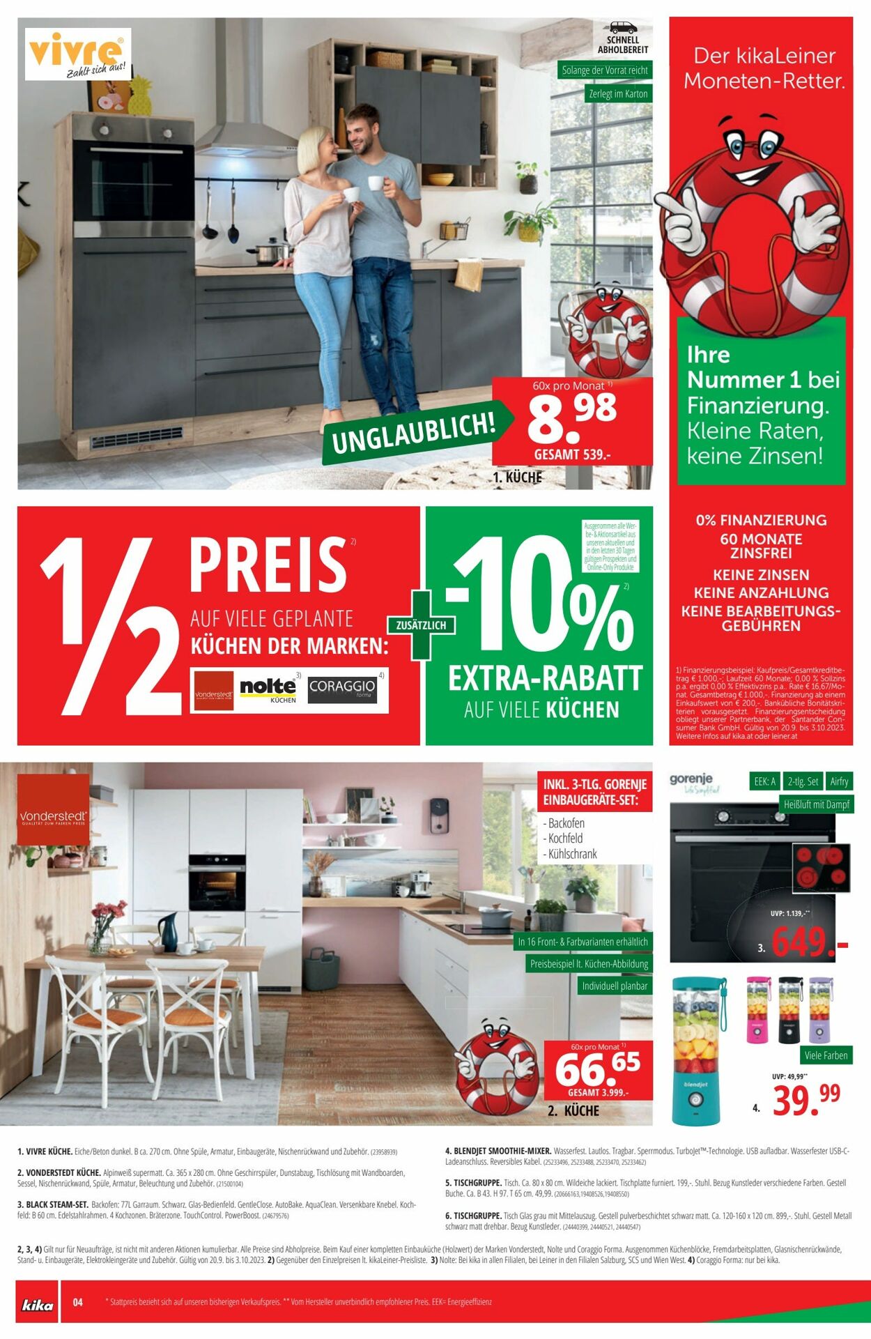 Prospekt Leiner 20.09.2023 - 03.10.2023