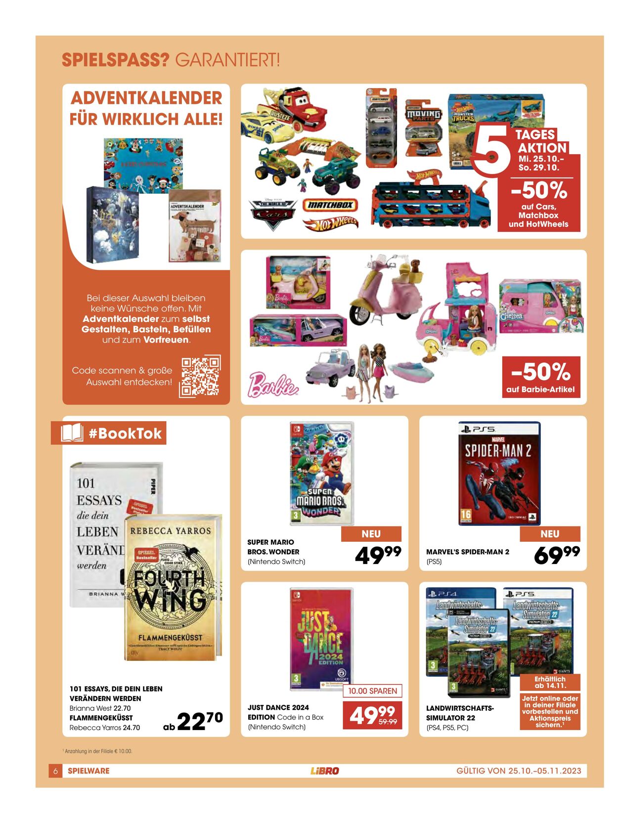 Prospekt Libro 25.10.2023 - 05.11.2023