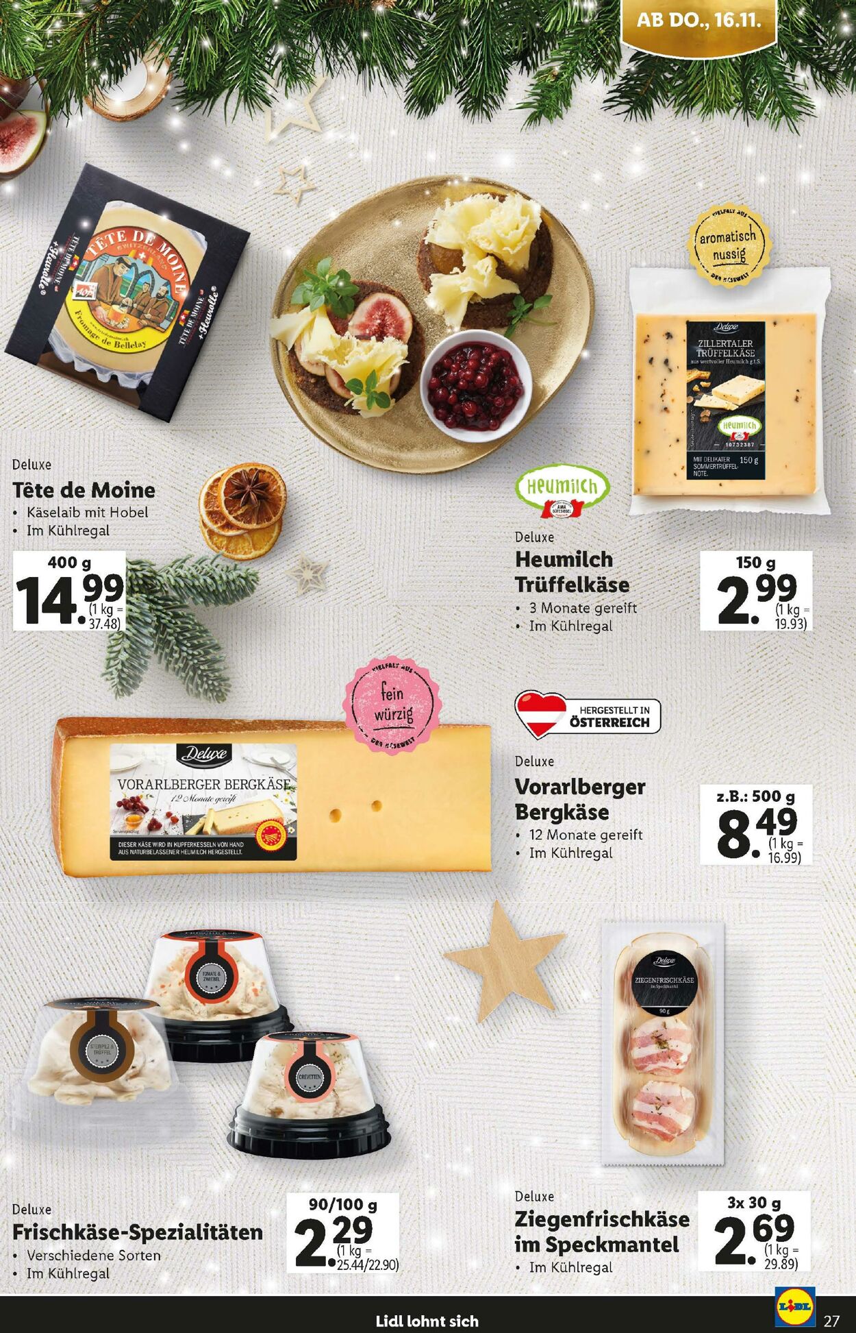 Prospekt Lidl 09.11.2023 - 30.12.2023