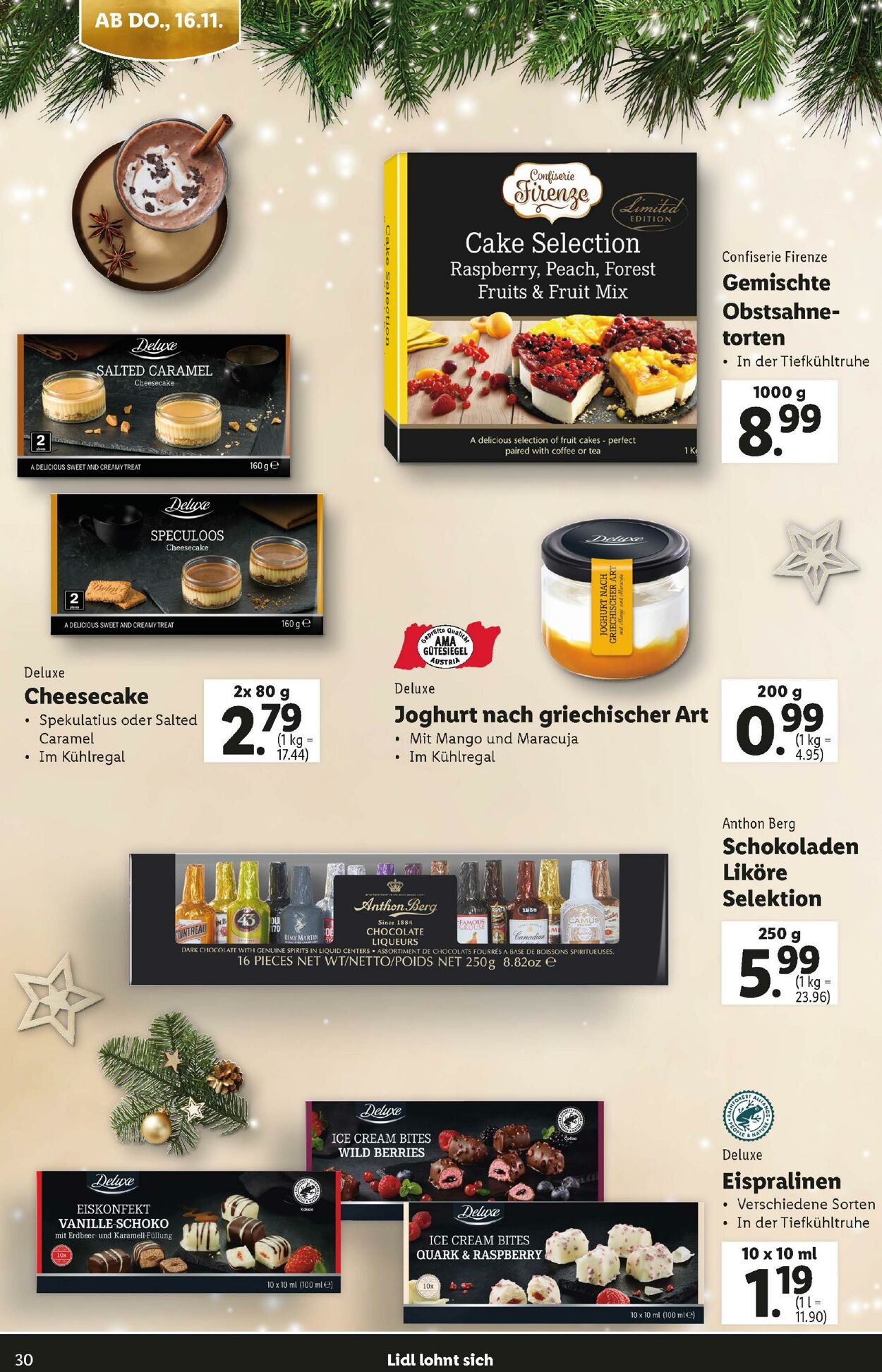 Prospekt Lidl 09.11.2023 - 30.12.2023