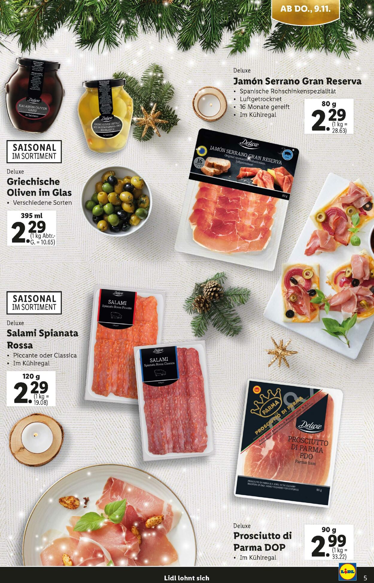 Prospekt Lidl 09.11.2023 - 30.12.2023