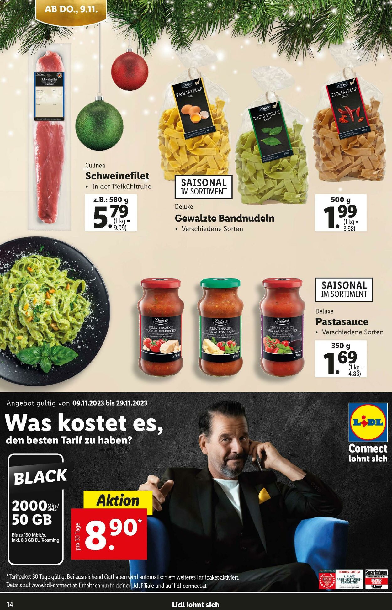 Prospekt Lidl 09.11.2023 - 30.12.2023