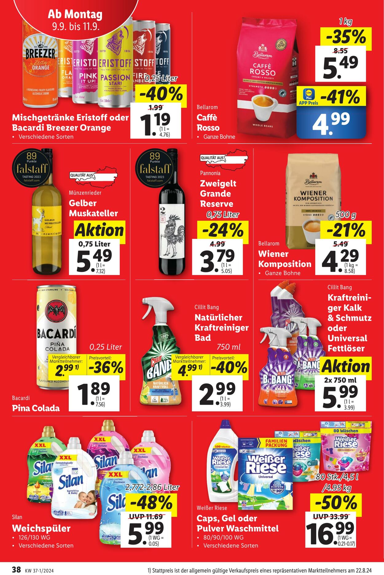 Prospekt Lidl 05.09.2024 - 11.09.2024