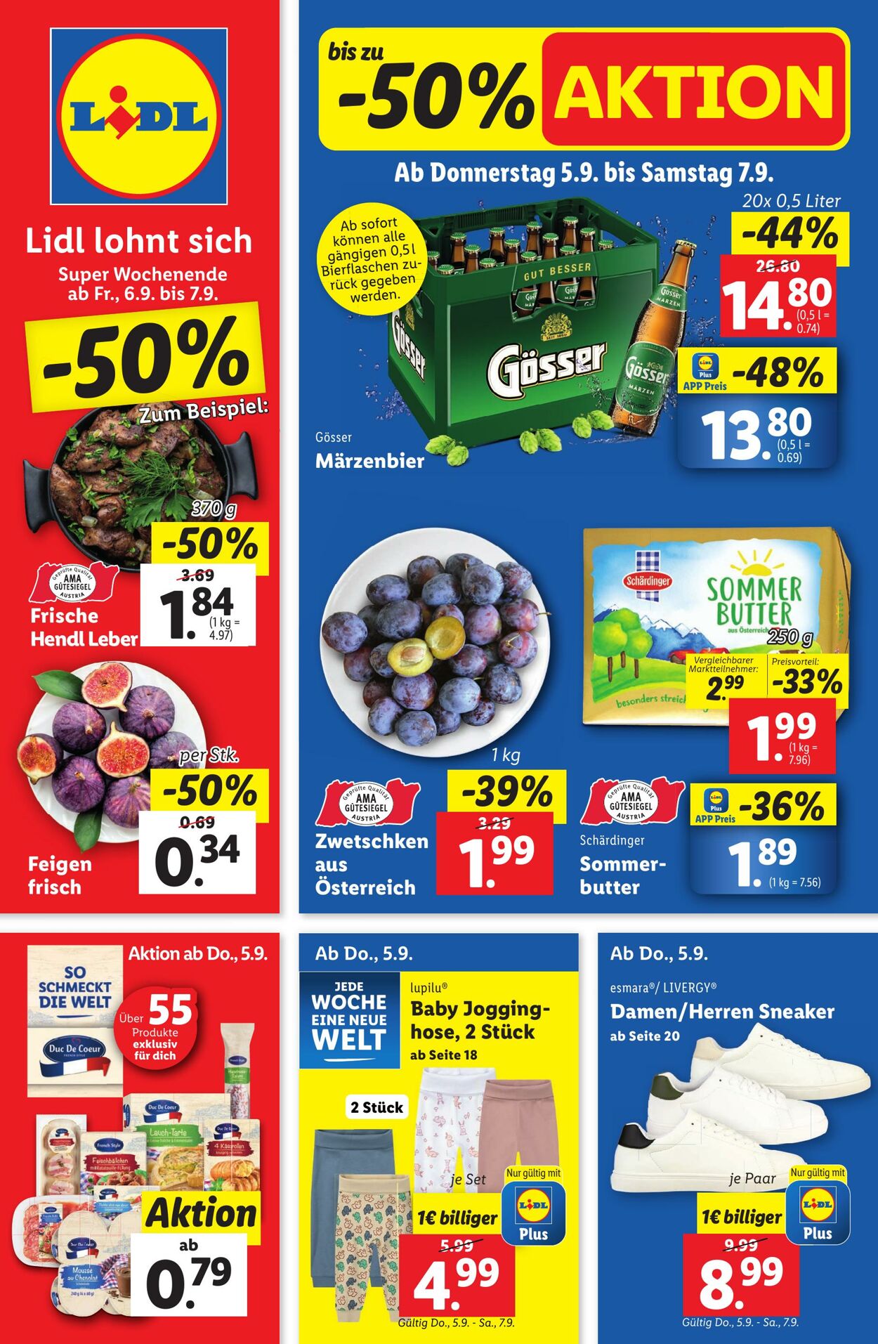 Prospekt Lidl 05.09.2024 - 11.09.2024