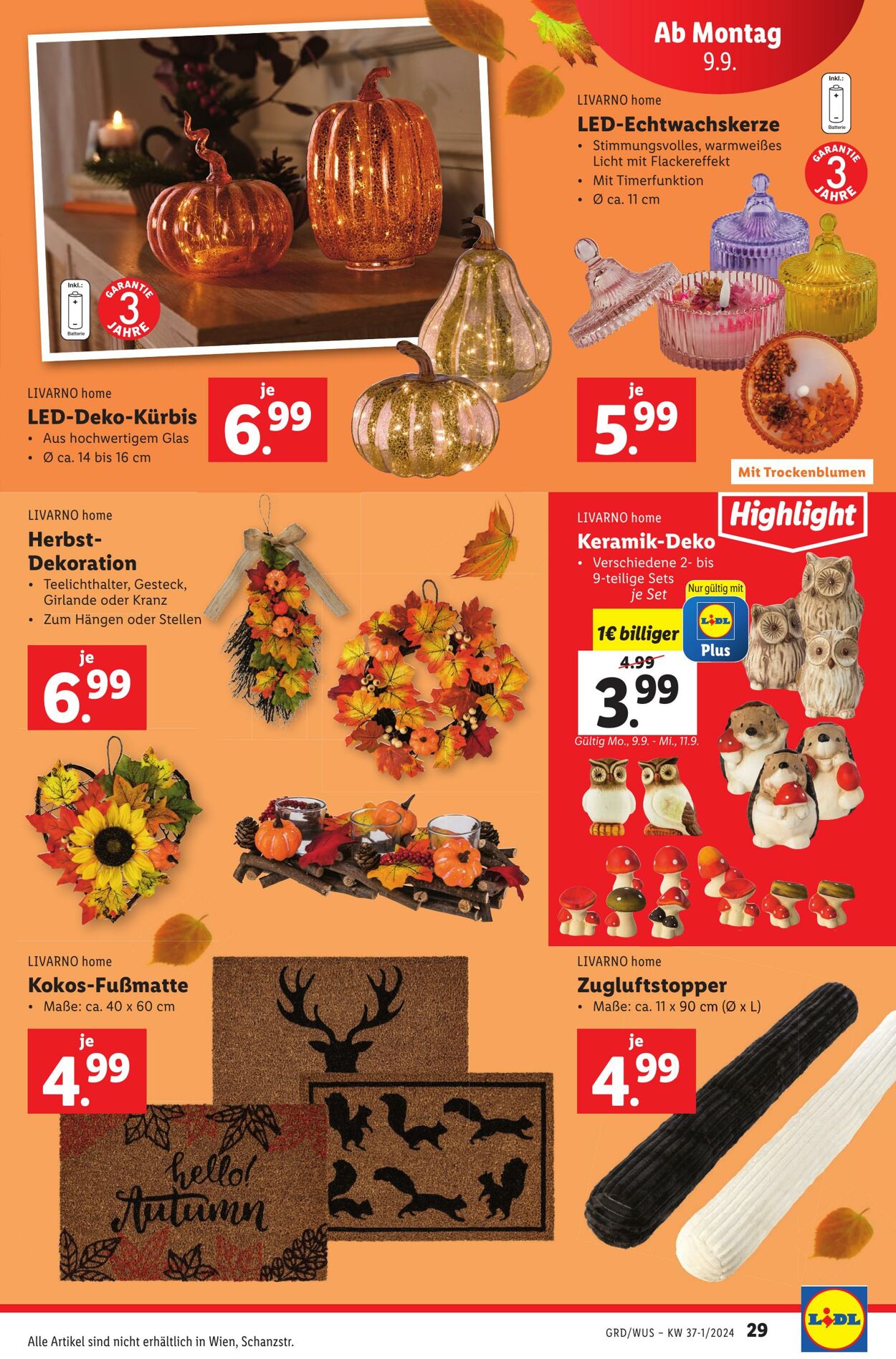 Prospekt Lidl 05.09.2024 - 11.09.2024