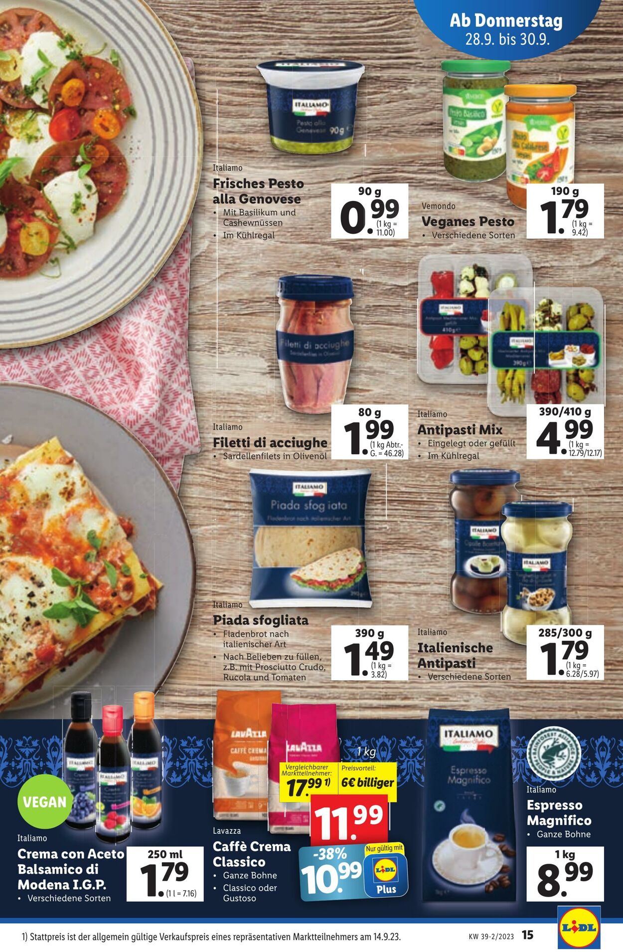 Prospekt Lidl 28.09.2023 - 29.09.2023