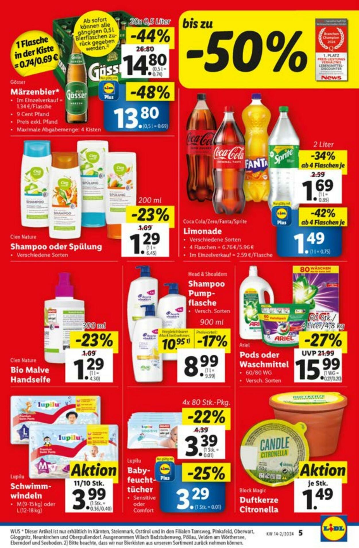 Prospekt Lidl 04.04.2024 - 06.04.2024