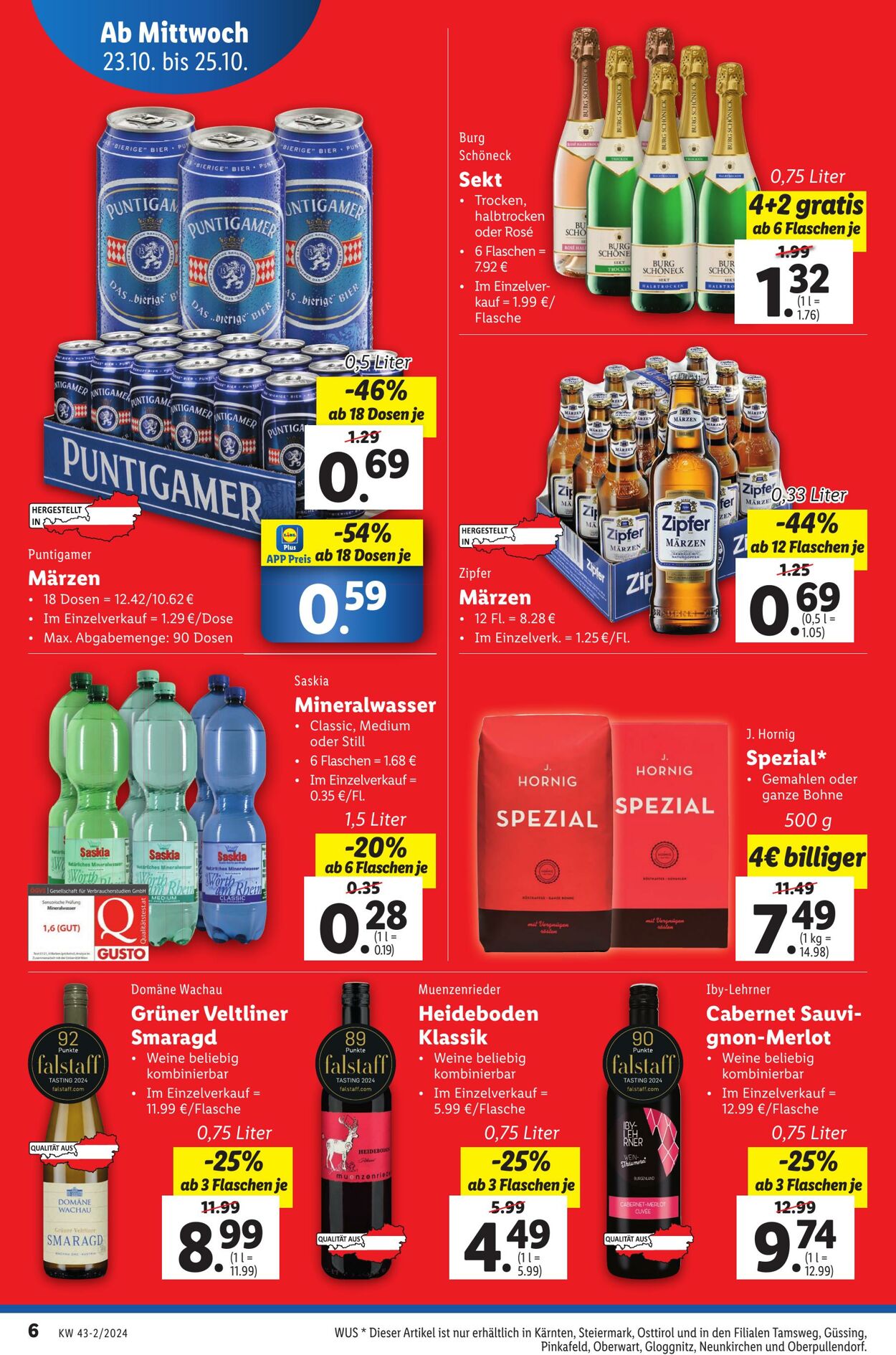 Prospekt Lidl 23.10.2024 - 29.10.2024