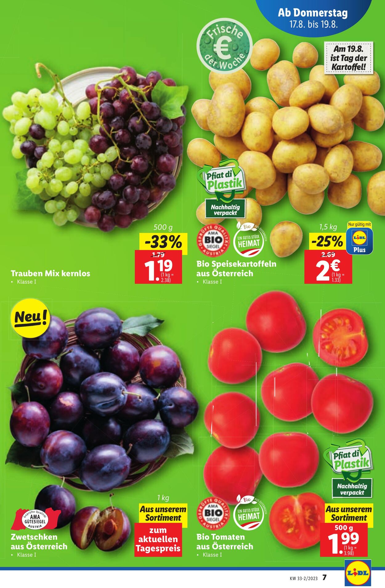 Prospekt Lidl 17.08.2023 - 19.08.2023