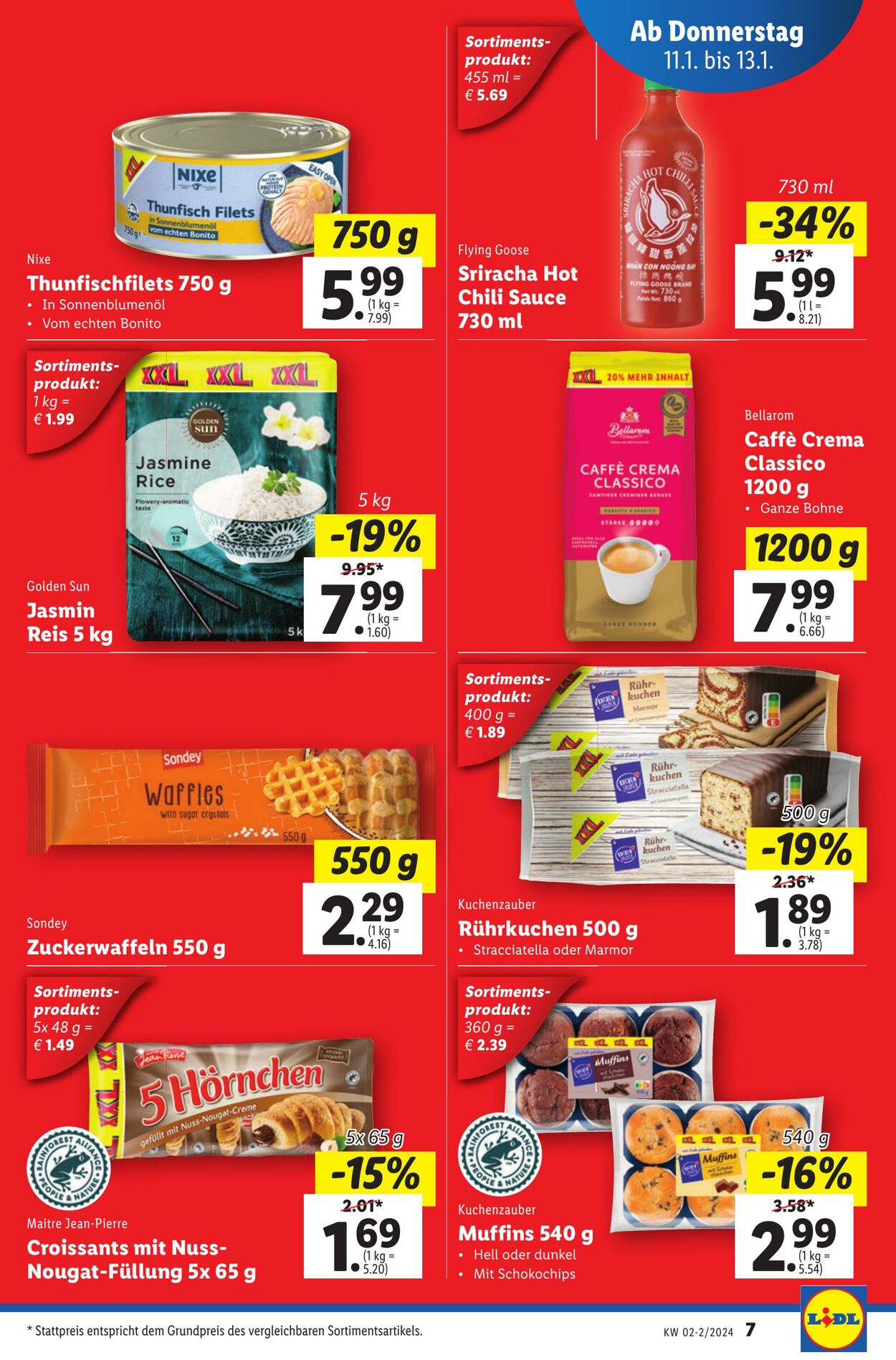 Prospekt Lidl 11.01.2024 - 13.01.2024