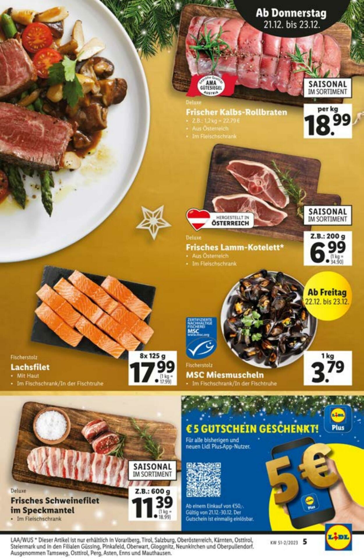 Prospekt Lidl 21.12.2023 - 23.12.2023