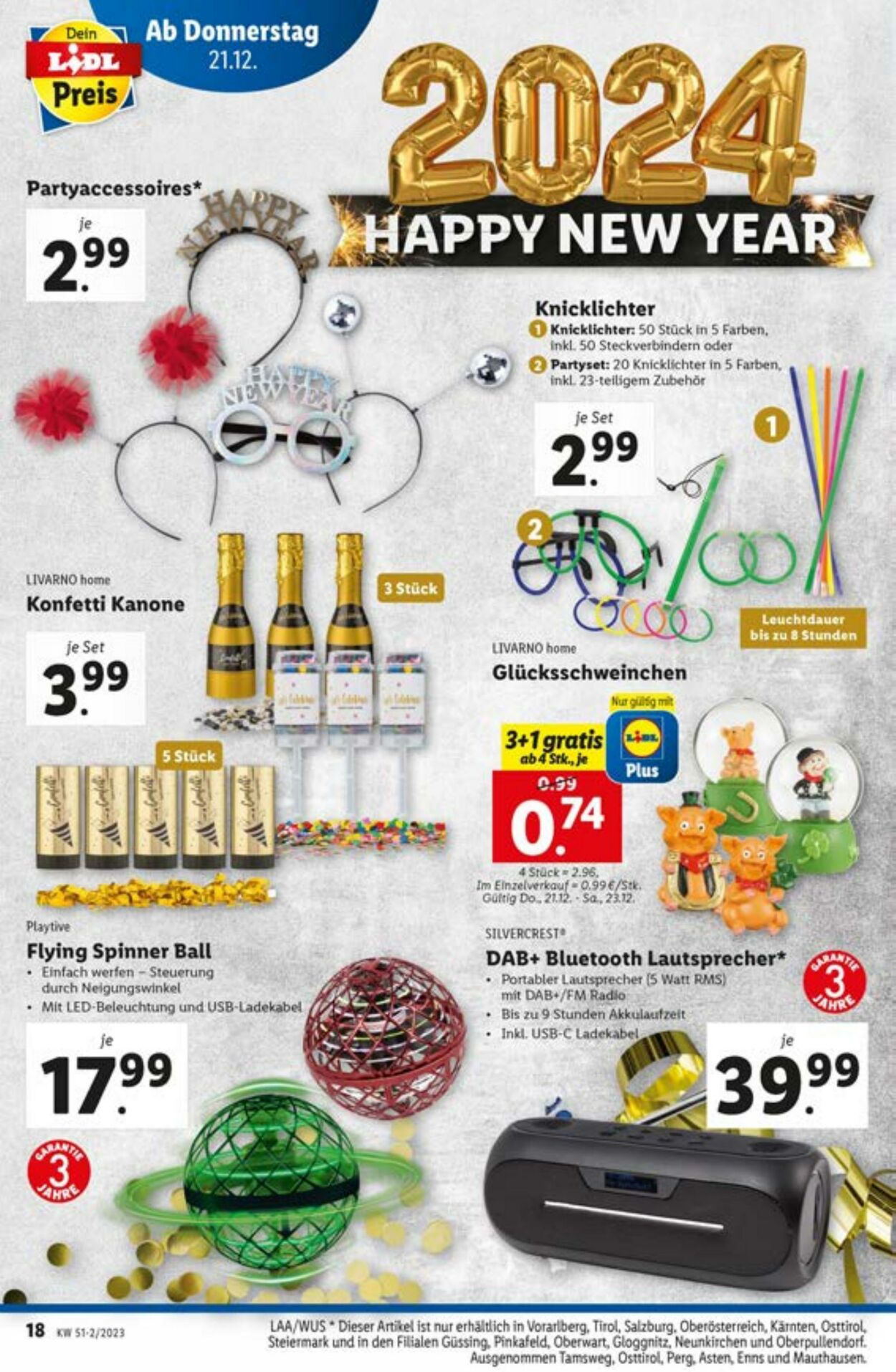 Prospekt Lidl 21.12.2023 - 23.12.2023