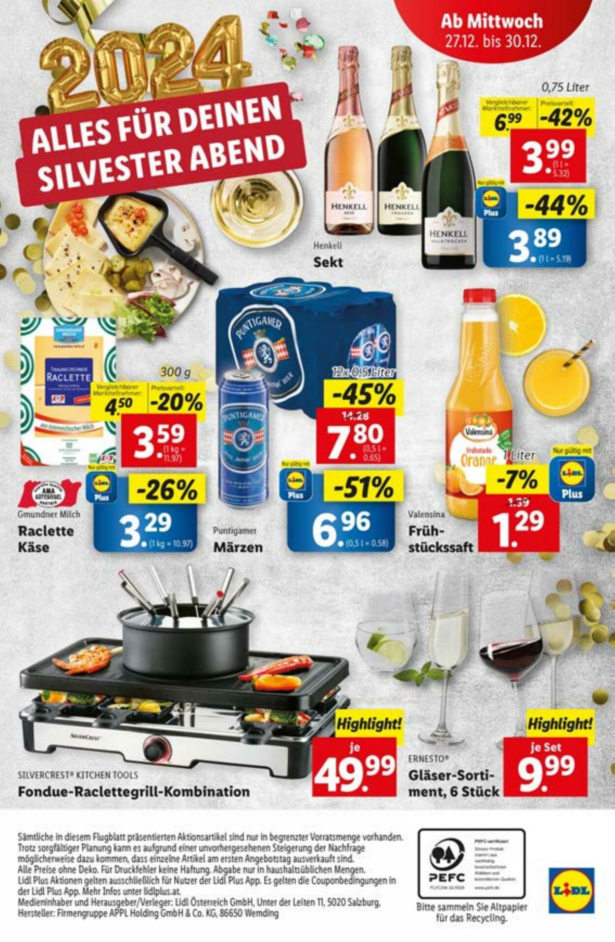 Prospekt Lidl 21.12.2023 - 23.12.2023