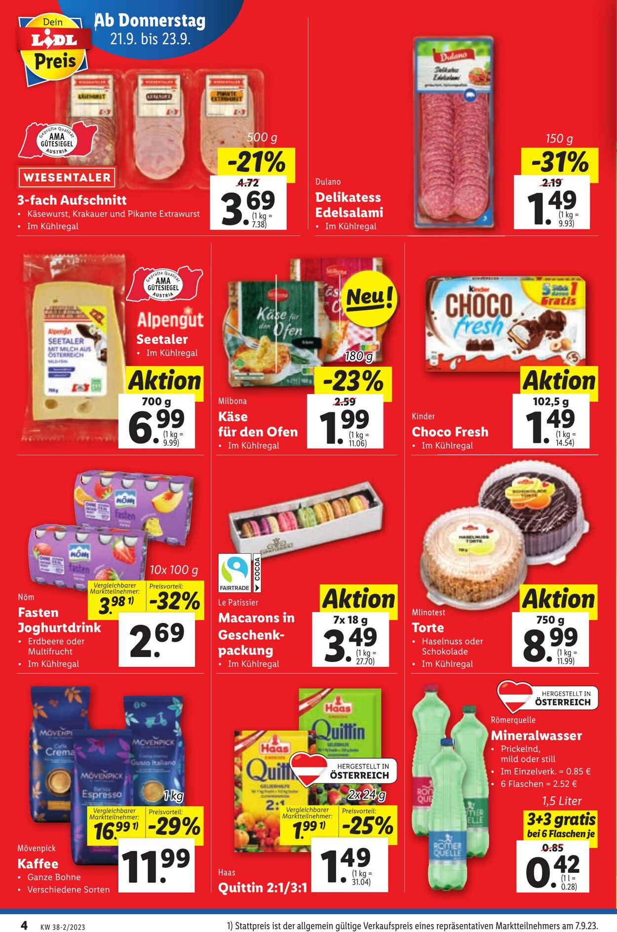 Prospekt Lidl 21.09.2023 - 23.09.2023