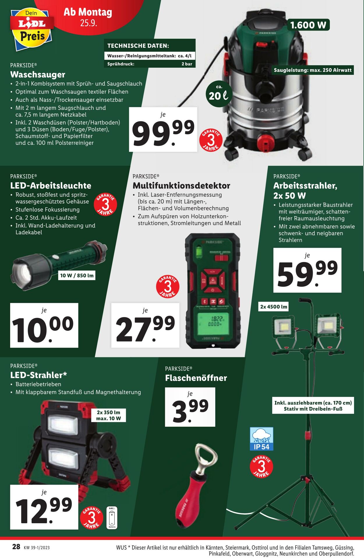 Prospekt Lidl 21.09.2023 - 23.09.2023